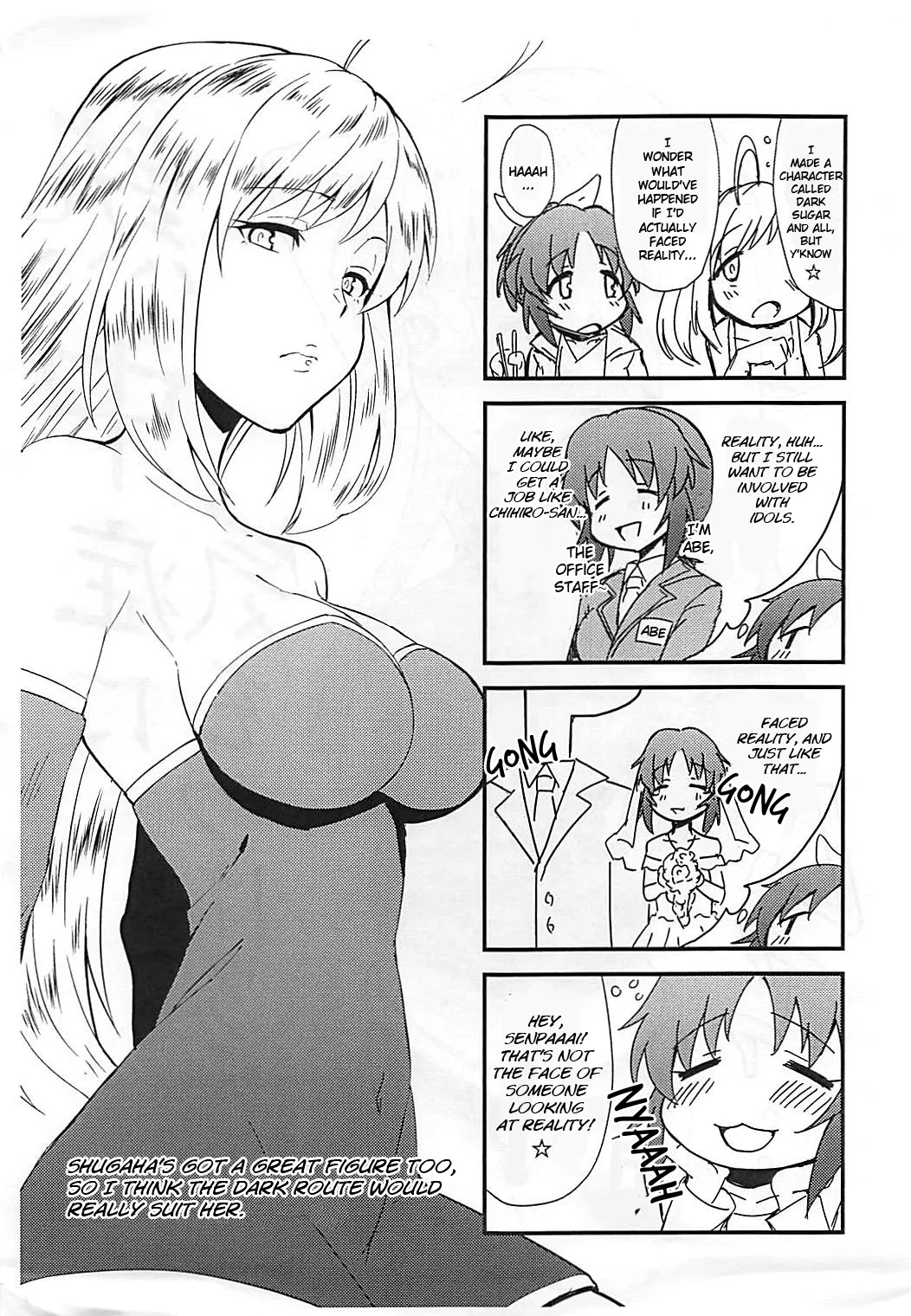 Nanakan page 19 featuring nana abe the idolmaster parody - sole female sole male hentai manga - read online free