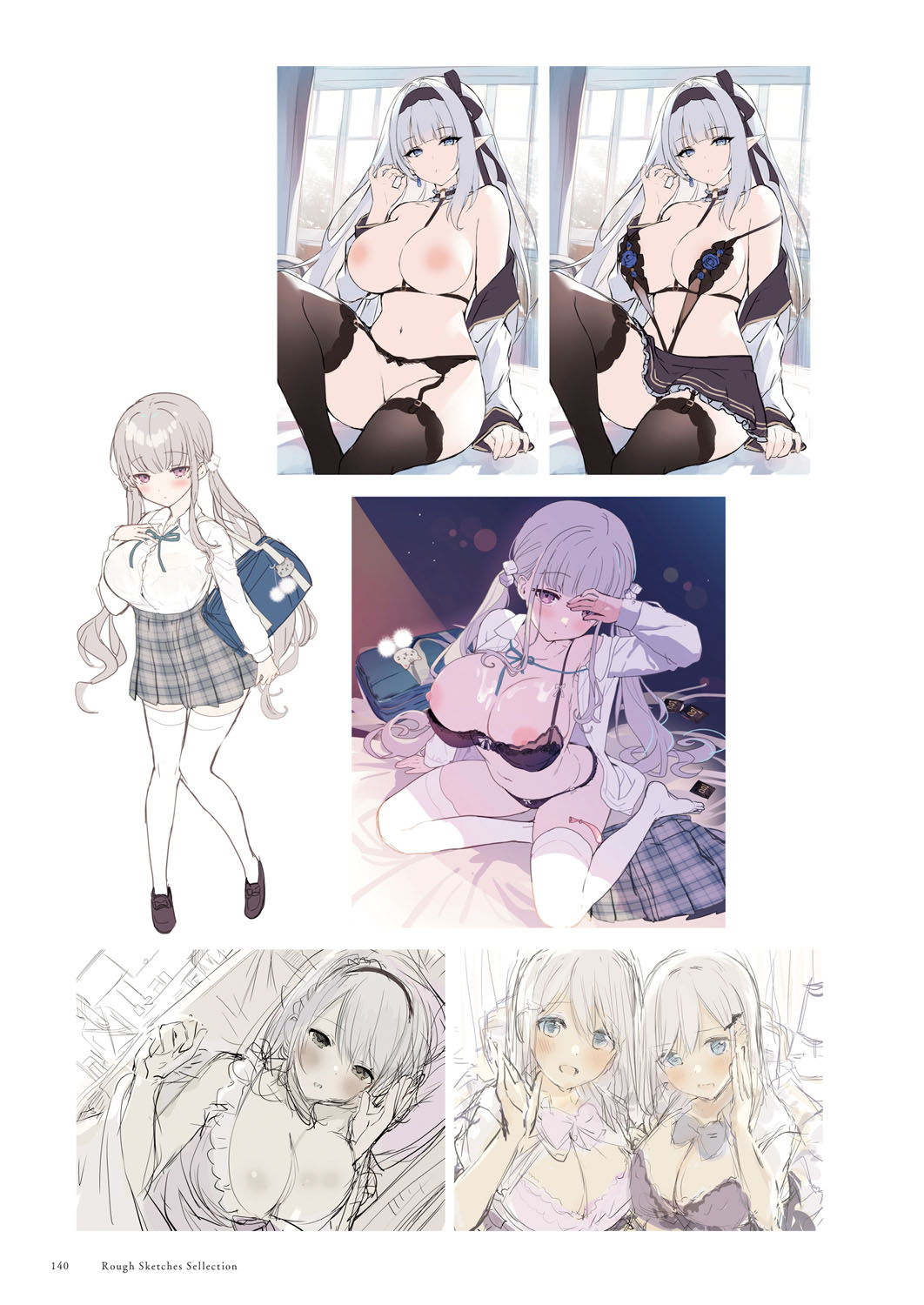 Seishun × Fetishism 5th Anniversary Visual FanBook page 141 - big breasts artbook hentai manga - read online free