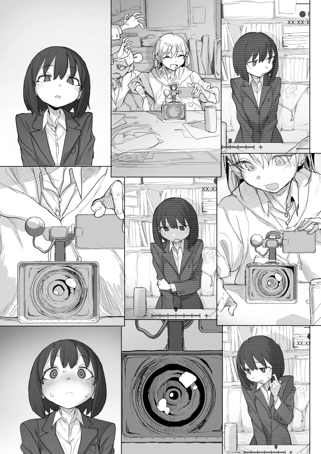 ローター付けたままノーパンで撮影されてみようチャレンジ：でかクリオナ編 page 16 original parody - read online free