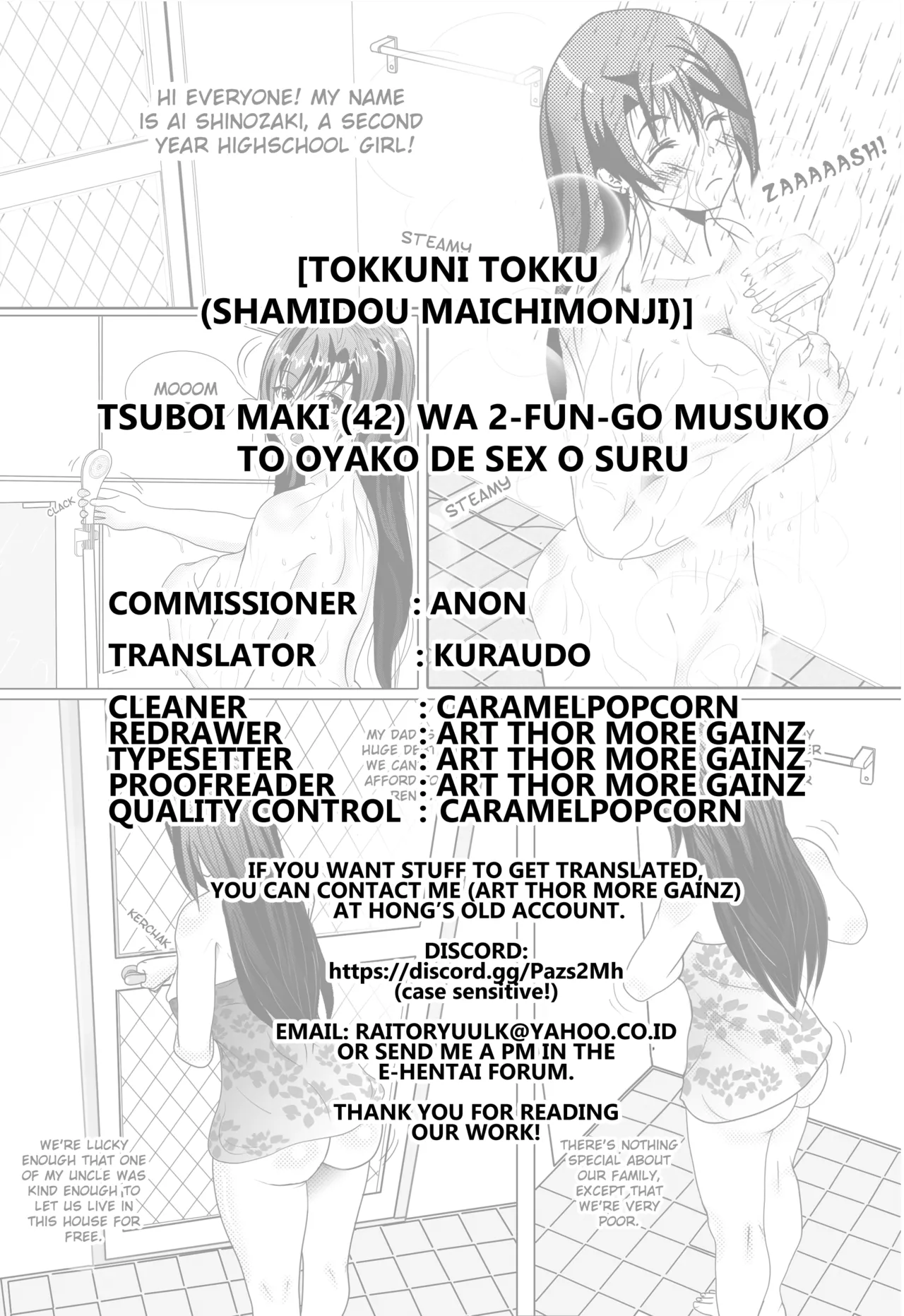 [Tokkuni Tokku (Shamidou Maichimonji)] Tsuboi Maki (42) wa 2-fun-go Musuko to Oyako de Sex o Suru | In Two Minutes, Tsuboi Maki (42) will Have Incest Sex with Her Son. [English] [Kuraudo] page 43 original parody - sole female sole male hentai manga - read online free
