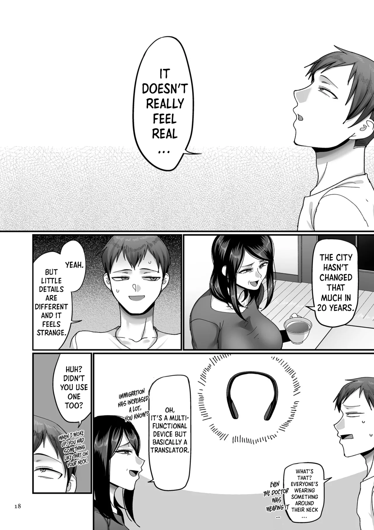 [Yamamoto Zenzen] Nijuunen (Fu) Itchi | 20 Years from Now, You Make Me a Little Nervous [English] [Shiro Translation] [Digital] page 18 - milf kissing hentai manga - read online free