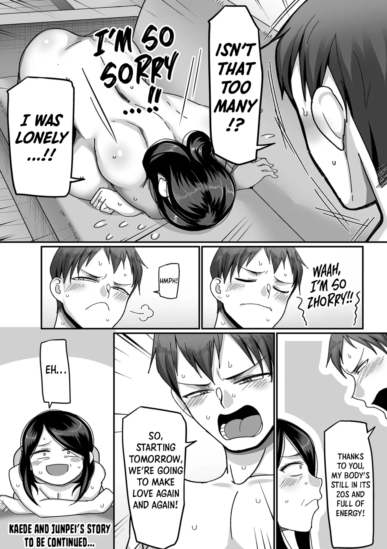 [Yamamoto Zenzen] Nijuunen (Fu) Itchi | 20 Years from Now, You Make Me a Little Nervous [English] [Shiro Translation] [Digital] page 40 - milf kissing hentai manga - read online free