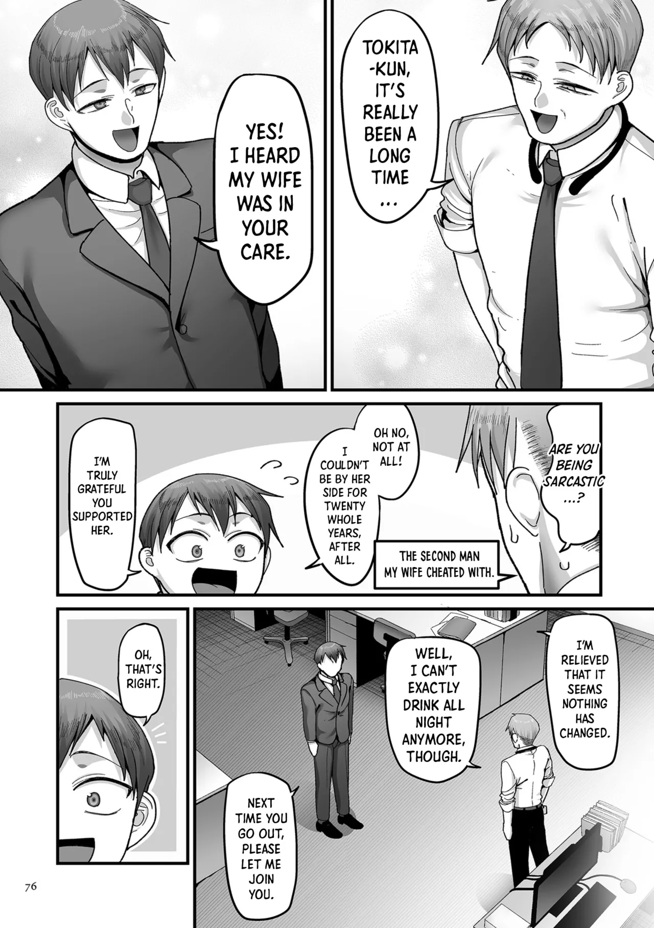 [Yamamoto Zenzen] Nijuunen (Fu) Itchi | 20 Years from Now, You Make Me a Little Nervous [English] [Shiro Translation] [Digital] page 76 - nakadashi beauty mark hentai manga - read online free