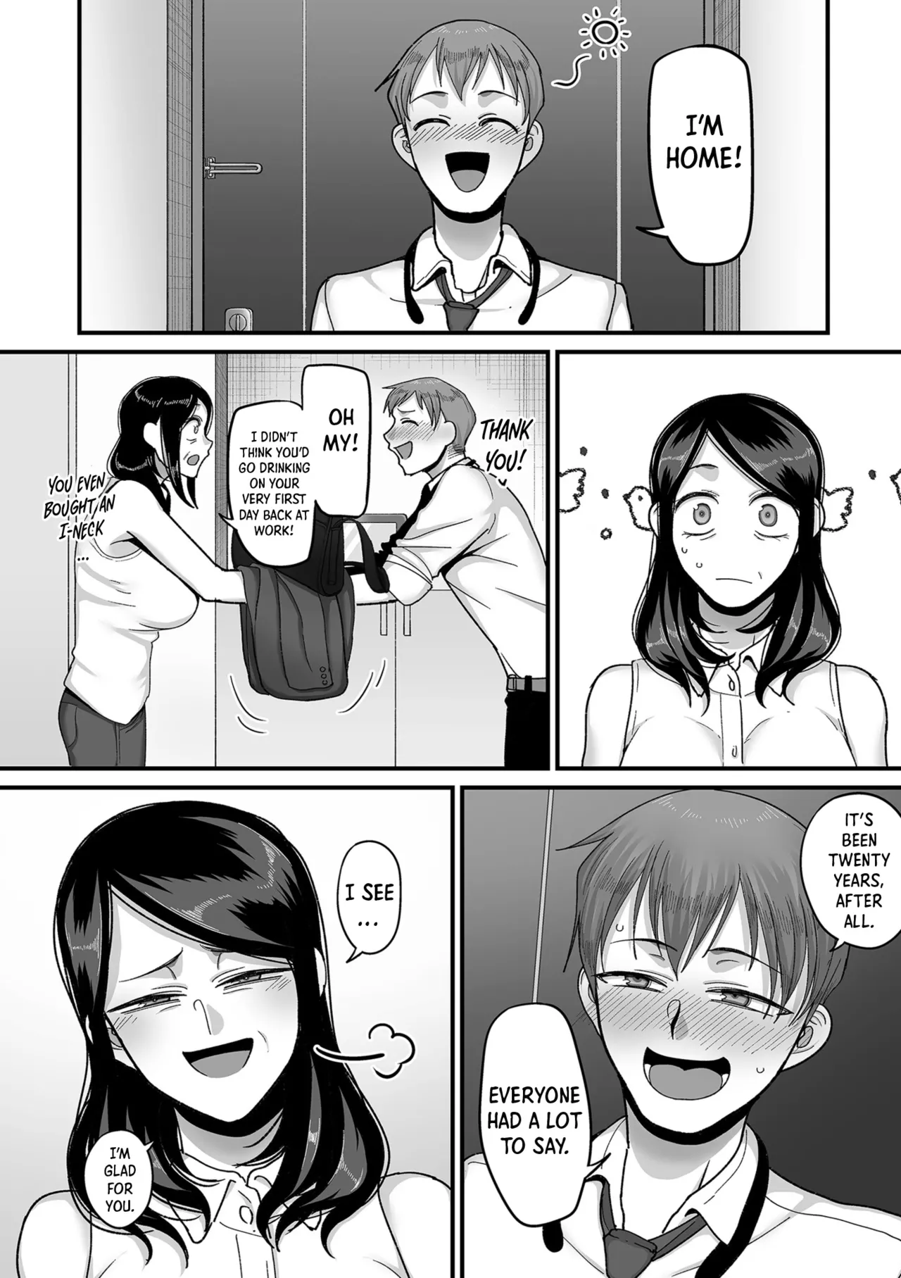 [Yamamoto Zenzen] Nijuunen (Fu) Itchi | 20 Years from Now, You Make Me a Little Nervous [English] [Shiro Translation] [Digital] page 80 - milf kissing hentai manga - read online free