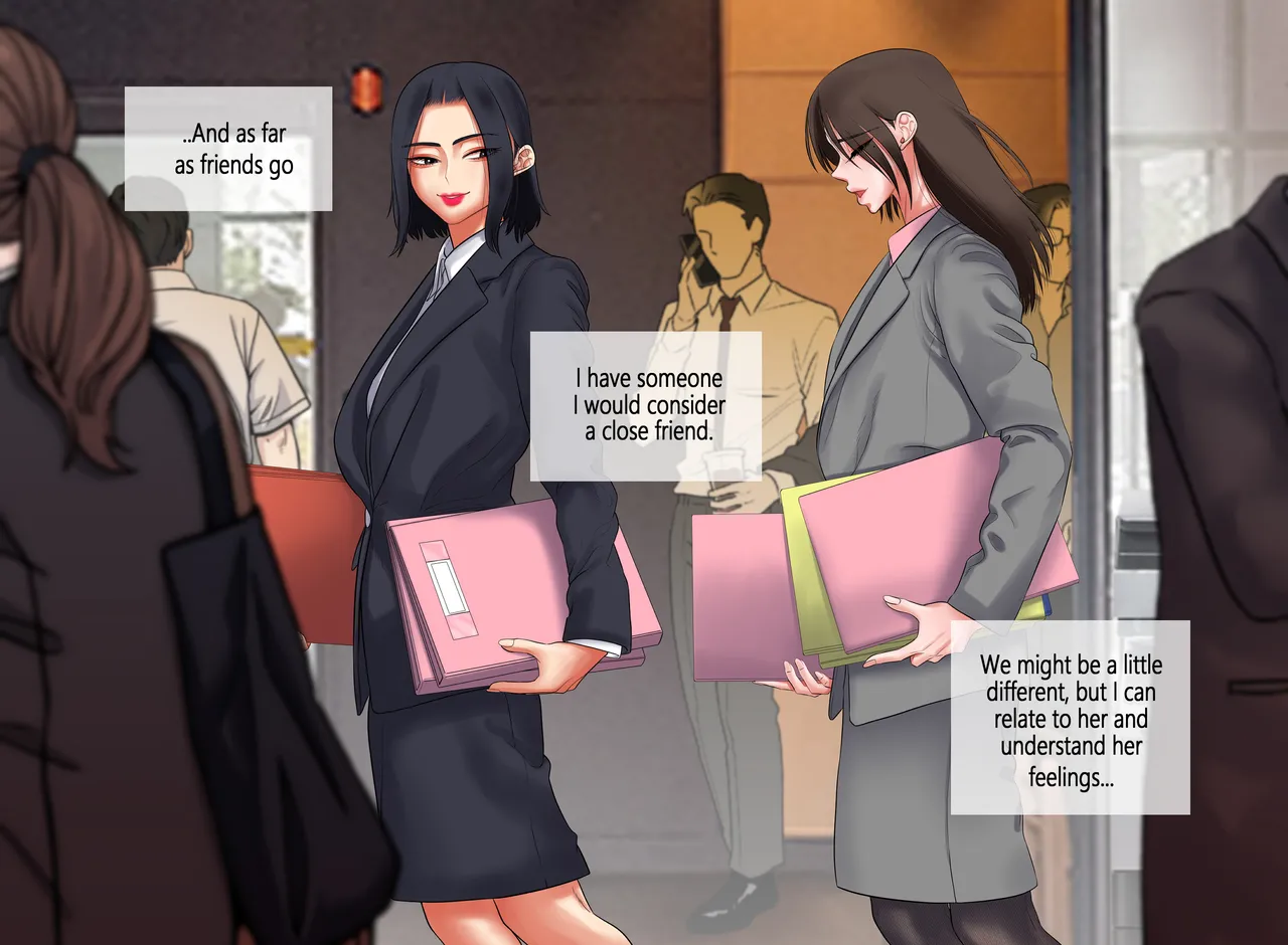 Between Two Loves page 19 original parody - full color yuri hentai manga - read online free