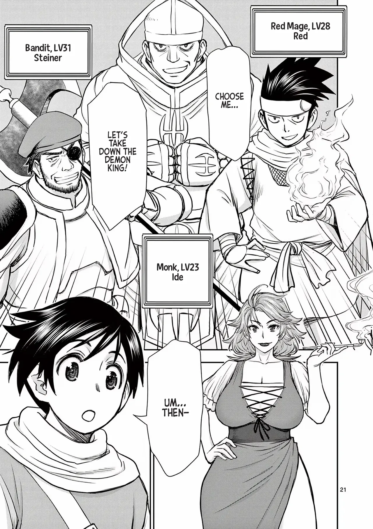 [Ooi Masakazu / Inomaru] Isekai Furin ll ~Michibika Reshi Hitodzuma Tachi to Bukiyo Tensei Yuusha~vol 01 [English] page 25 - milf big breasts hentai manga - read online free