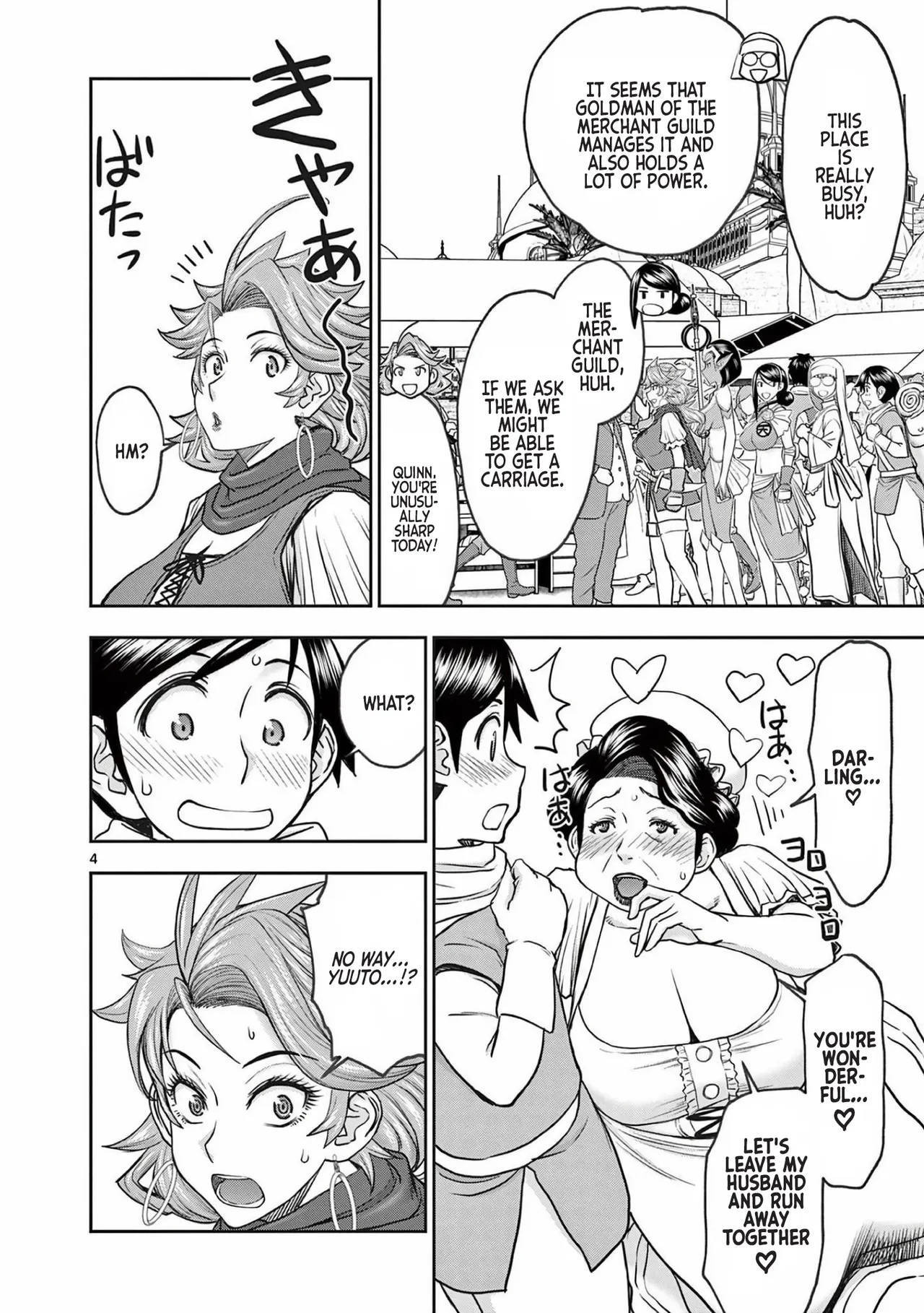 [Ooi Masakazu / Inomaru] Isekai Furin ll ~Michibika Reshi Hitodzuma Tachi to Bukiyo Tensei Yuusha~vol 03 [English] page 97 - full censorship big breasts hentai manga - read online free