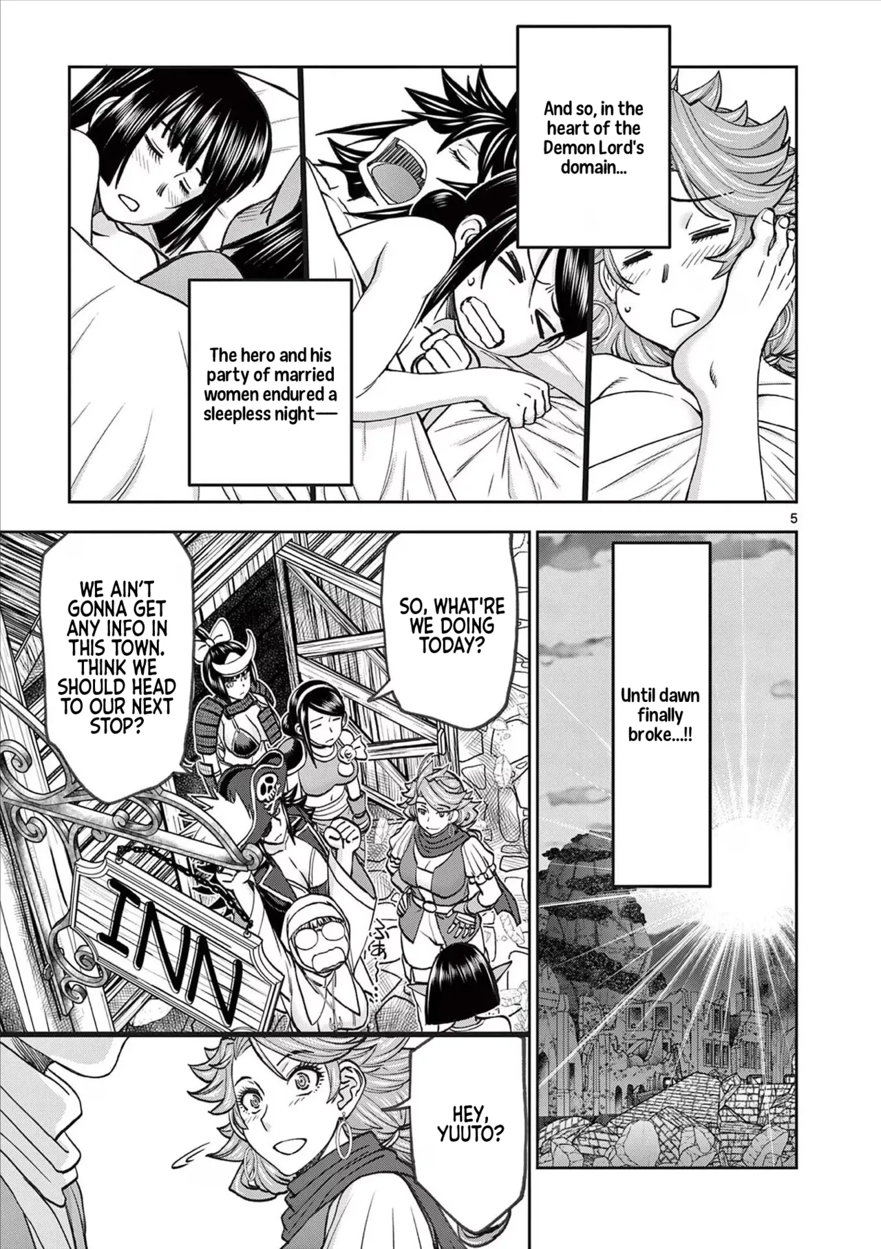 [Ooi Masakazu / Inomaru] Isekai Furin ll ~Michibika Reshi Hitodzuma Tachi to Bukiyo Tensei Yuusha~vol 07 [English] page 118 - full censorship big penis hentai manga - read online free