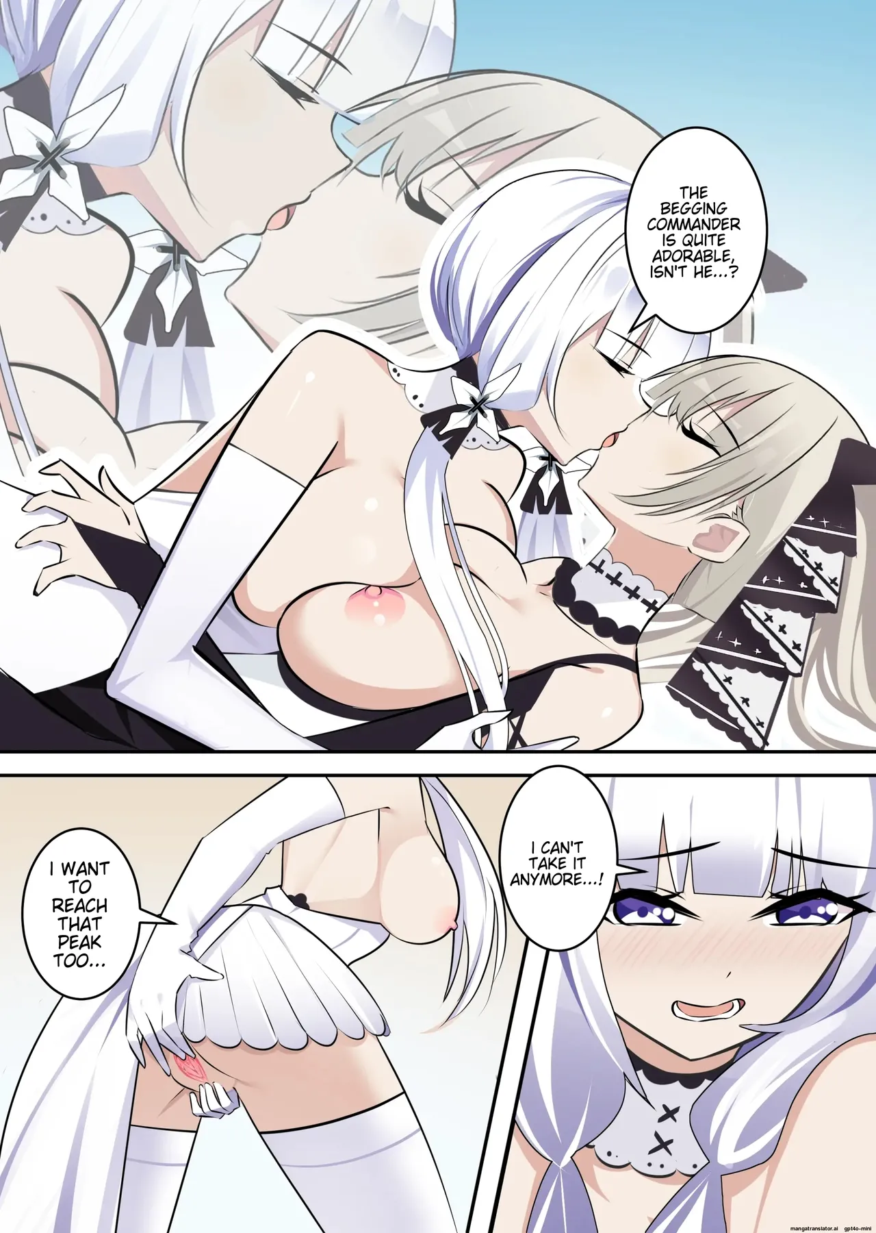 Formidable page 17 featuring illustrious azur lane parody - maid kissing hentai manga - read online free