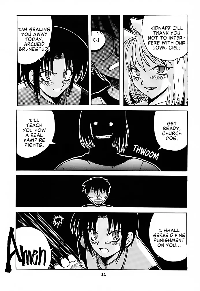 Tsuki Rocket Keikaku ～ Arcueid no Chousen ～ | Moon Rocket Plan: Arcueid's Efforts page 30 featuring arcueid brunestud tsukihime parody - sole male big breasts hentai manga - read online free