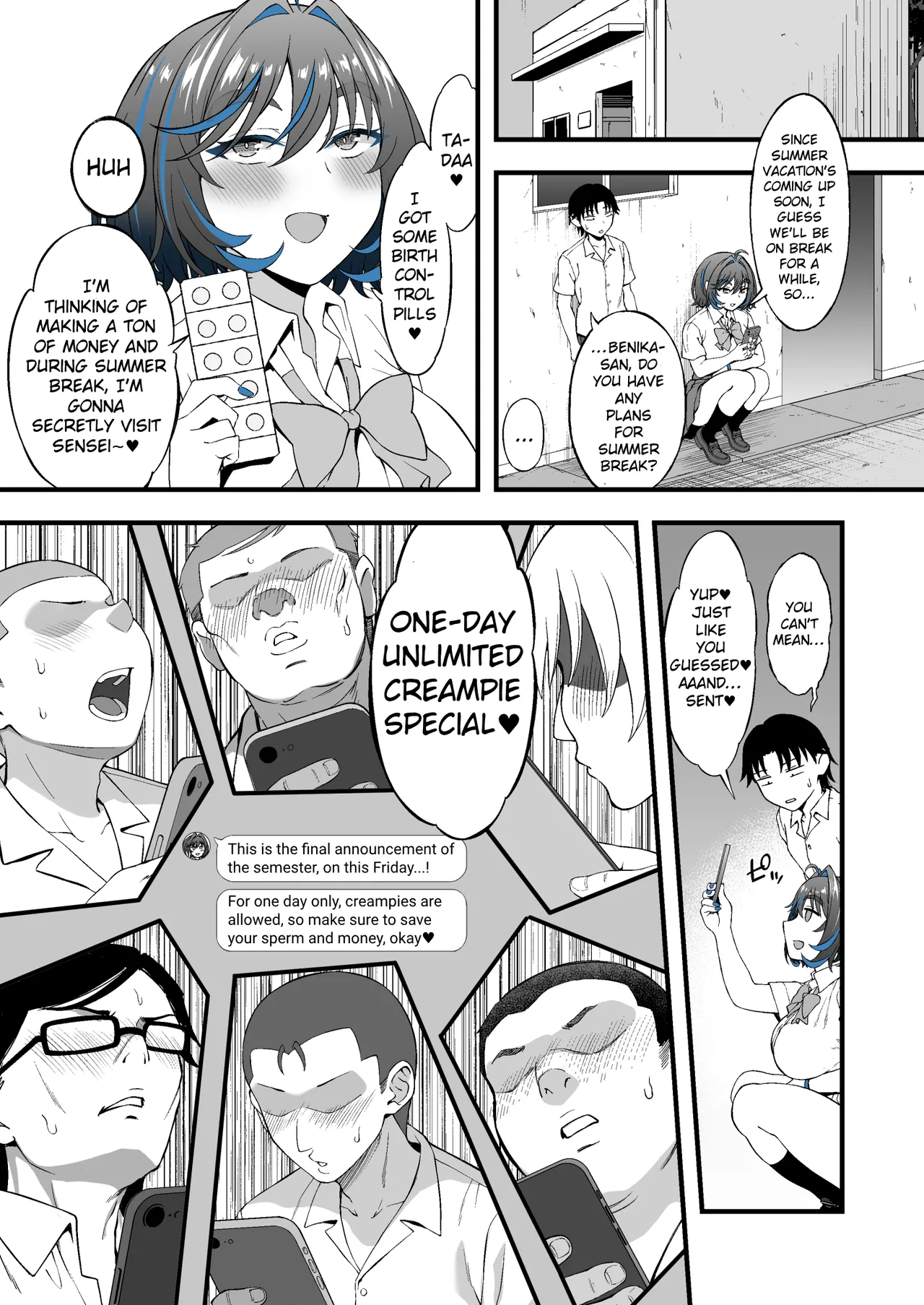 Class no Suki na Gal ga Kousha Ura de En Katsu Shiteita Ken | The Incident Of How The Gyaru I Like From Class Is Doing Compansated Dating Behind The School page 28 original parody - sweating virginity hentai manga - read online free