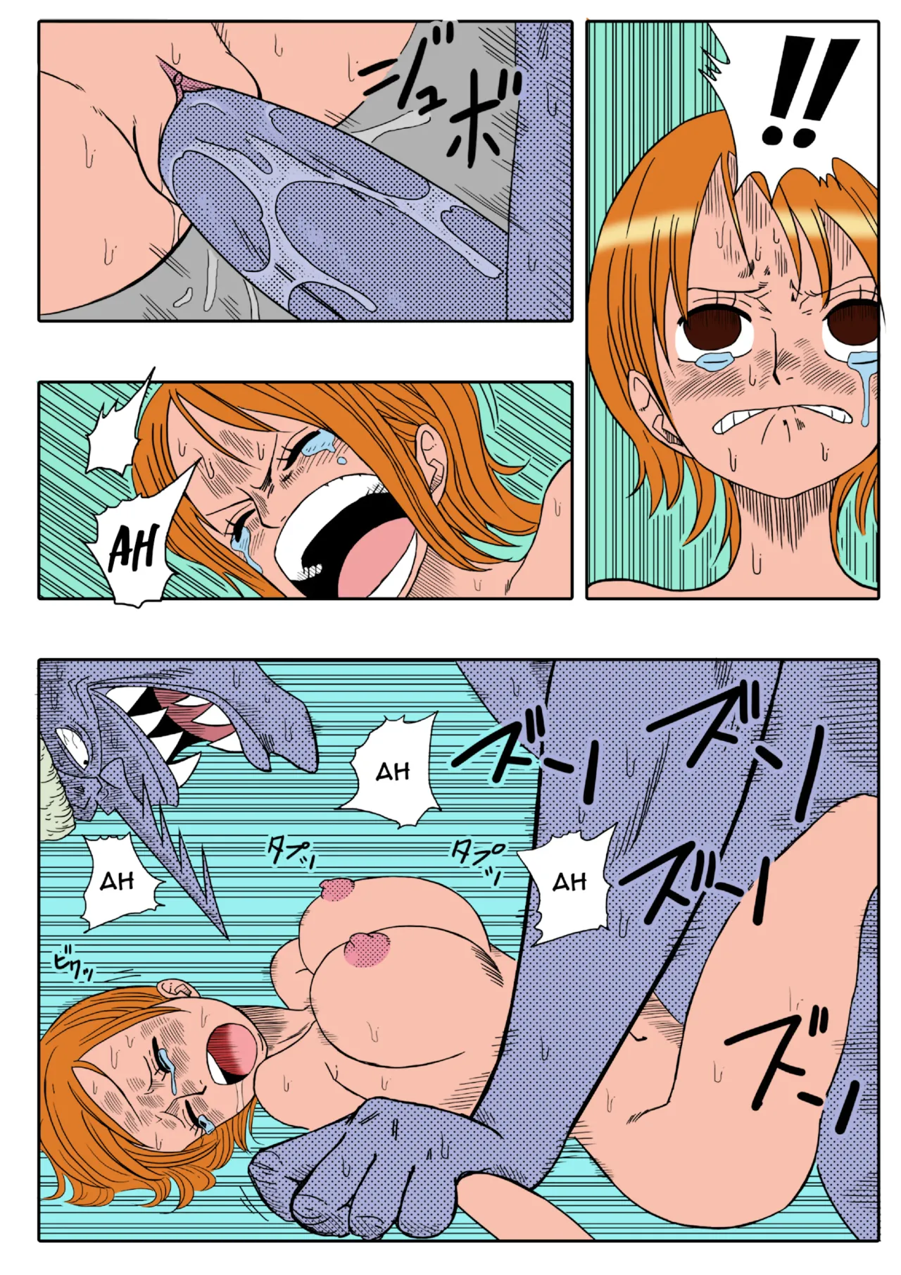 Nami vs Arlong page 16 featuring nami - sole female full color hentai manga - read online free