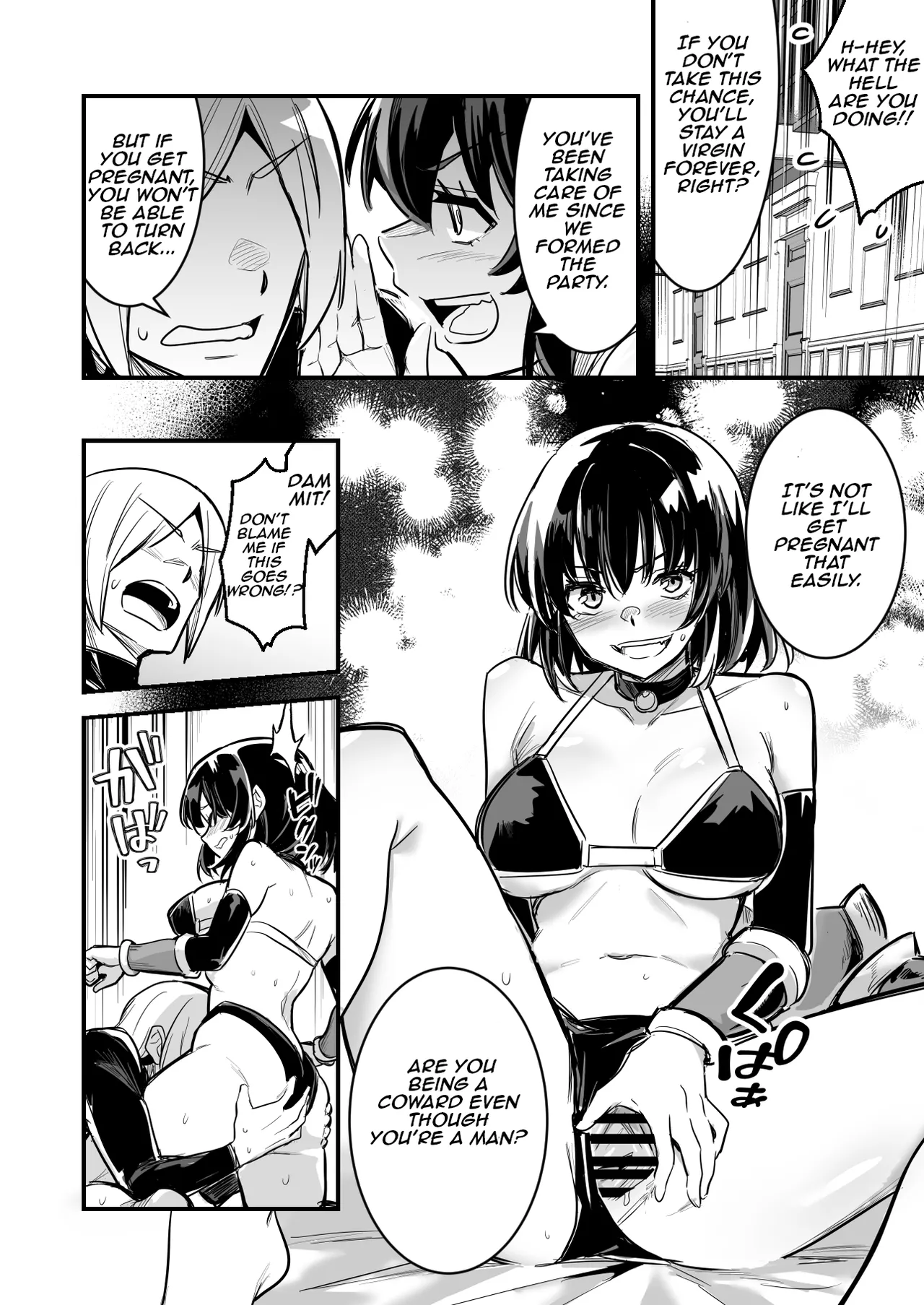 Page 4 of A Male Adventurer Caught in a TS Trap in a Dungeon and Gives Birth