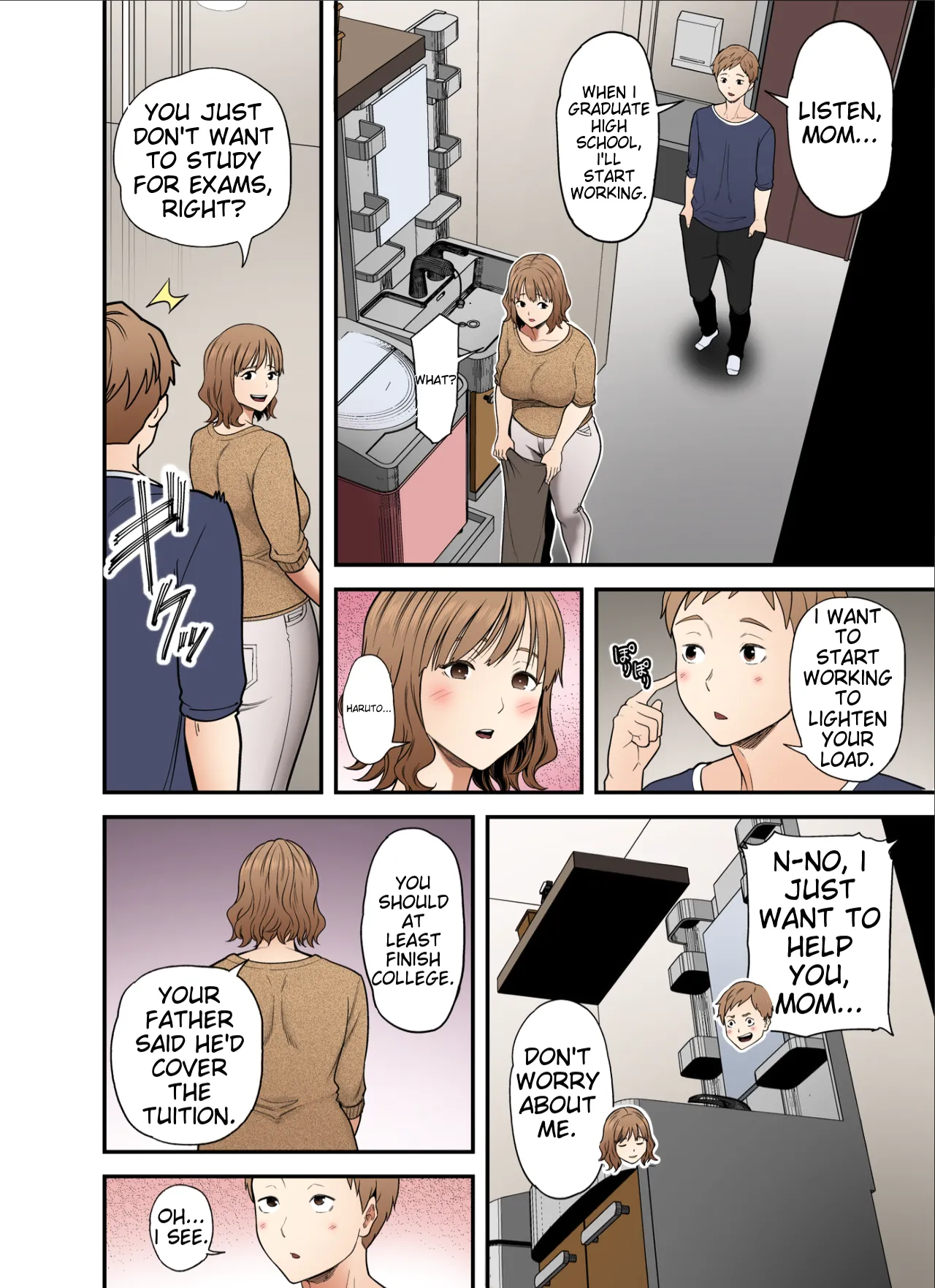 Mou Ore dake no Onna janai Kaa-san | Mom, You're No Longer Just My Special Woman. page 18 original parody - sole female full color hentai manga - read online free