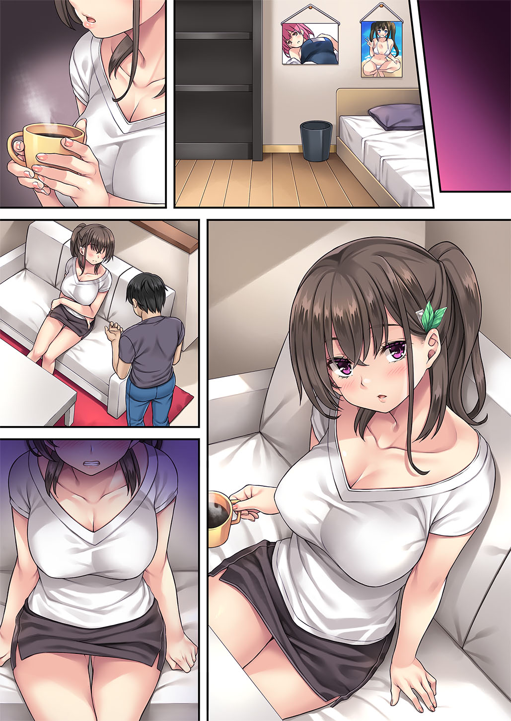 Kateinai Saimin Soushuuhen page 443 original parody - maid handjob hentai manga - read online free