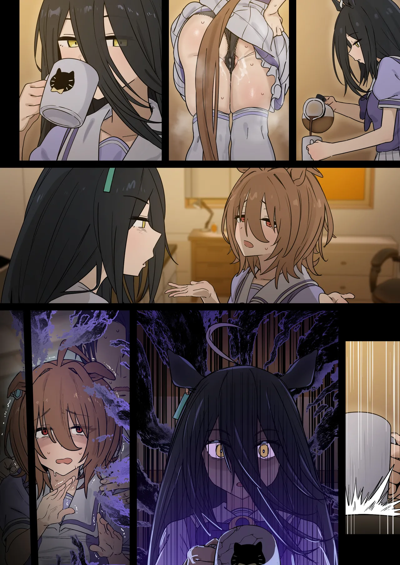 Tachyon page 18 featuring manhattan cafe uma musume pretty derby parody - nakadashi full color hentai manga - read online free