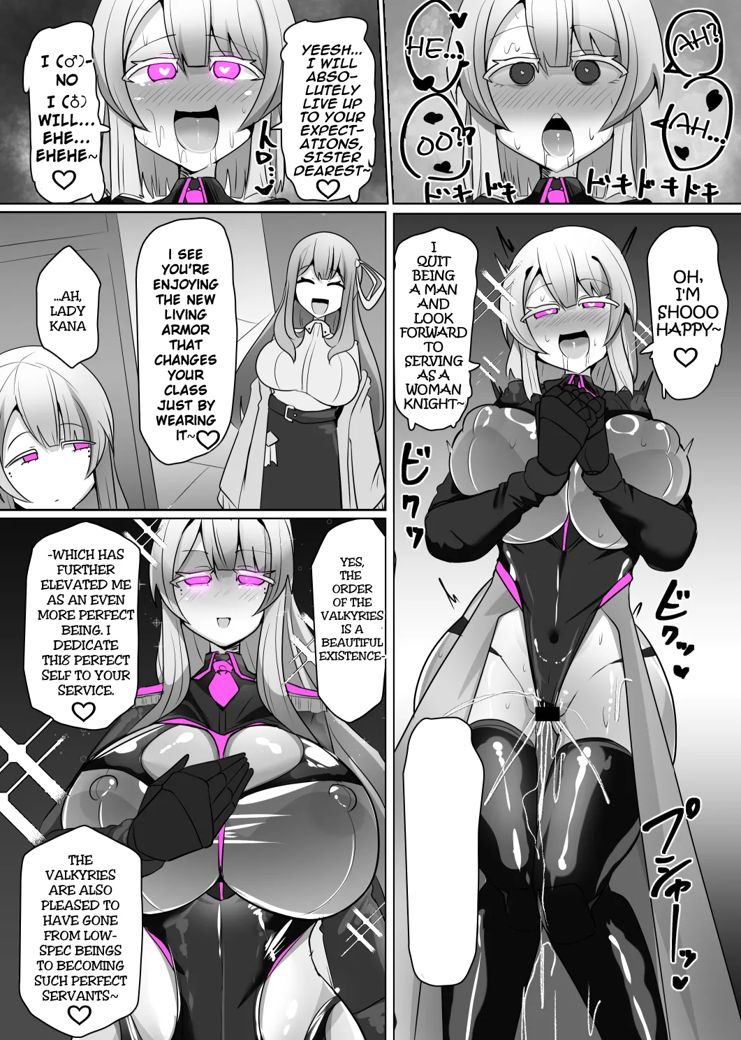 The House of Evil Class Change 6 Phantom Knight page 24 original parody - thigh high boots yuri hentai manga - read online free