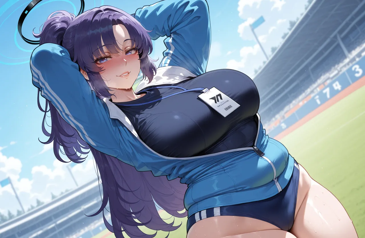 [Miyu Ai] Hayase Yuuka (Track): After Practice [Ai Generated] page 14 featuring yuuka hayase blue archive parody - kissing big breasts hentai manga - read online free