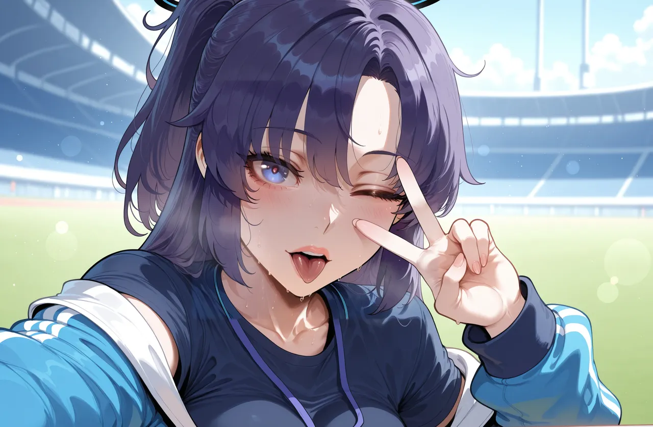 [Miyu Ai] Hayase Yuuka (Track): After Practice [Ai Generated] - Page 17