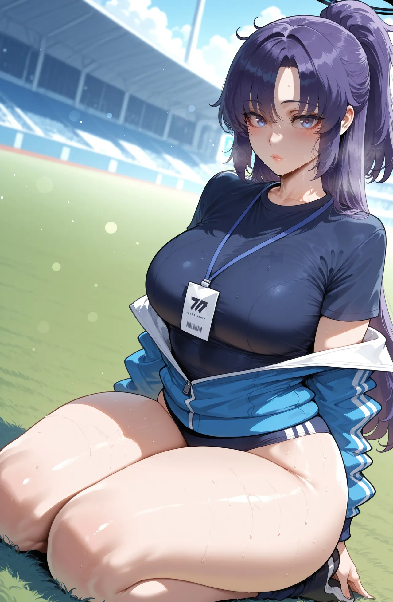 [Miyu Ai] Hayase Yuuka (Track): After Practice [Ai Generated] page 22 featuring yuuka hayase blue archive parody - sole female sole male hentai manga - read online free