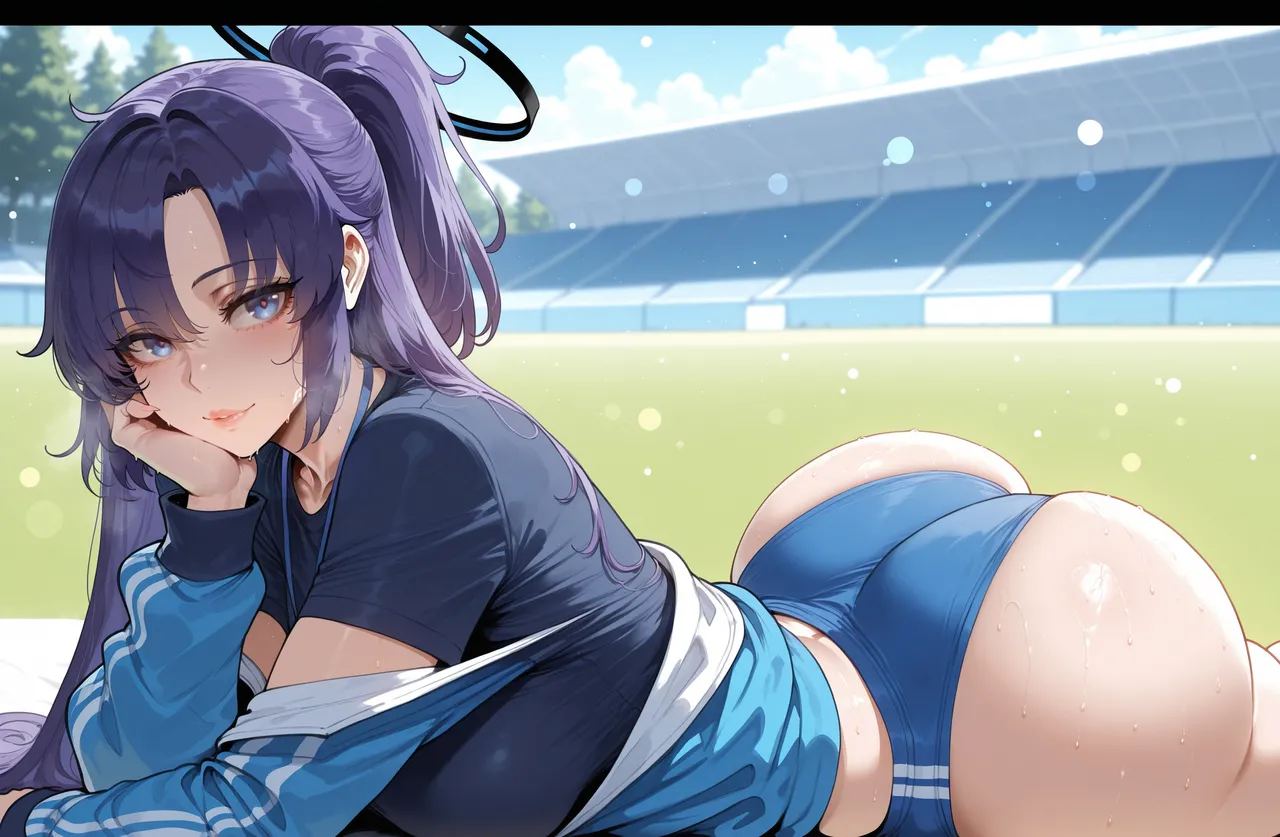 [Miyu Ai] Hayase Yuuka (Track): After Practice [Ai Generated] page 39 featuring yuuka hayase blue archive parody - sole female sole male hentai manga - read online free