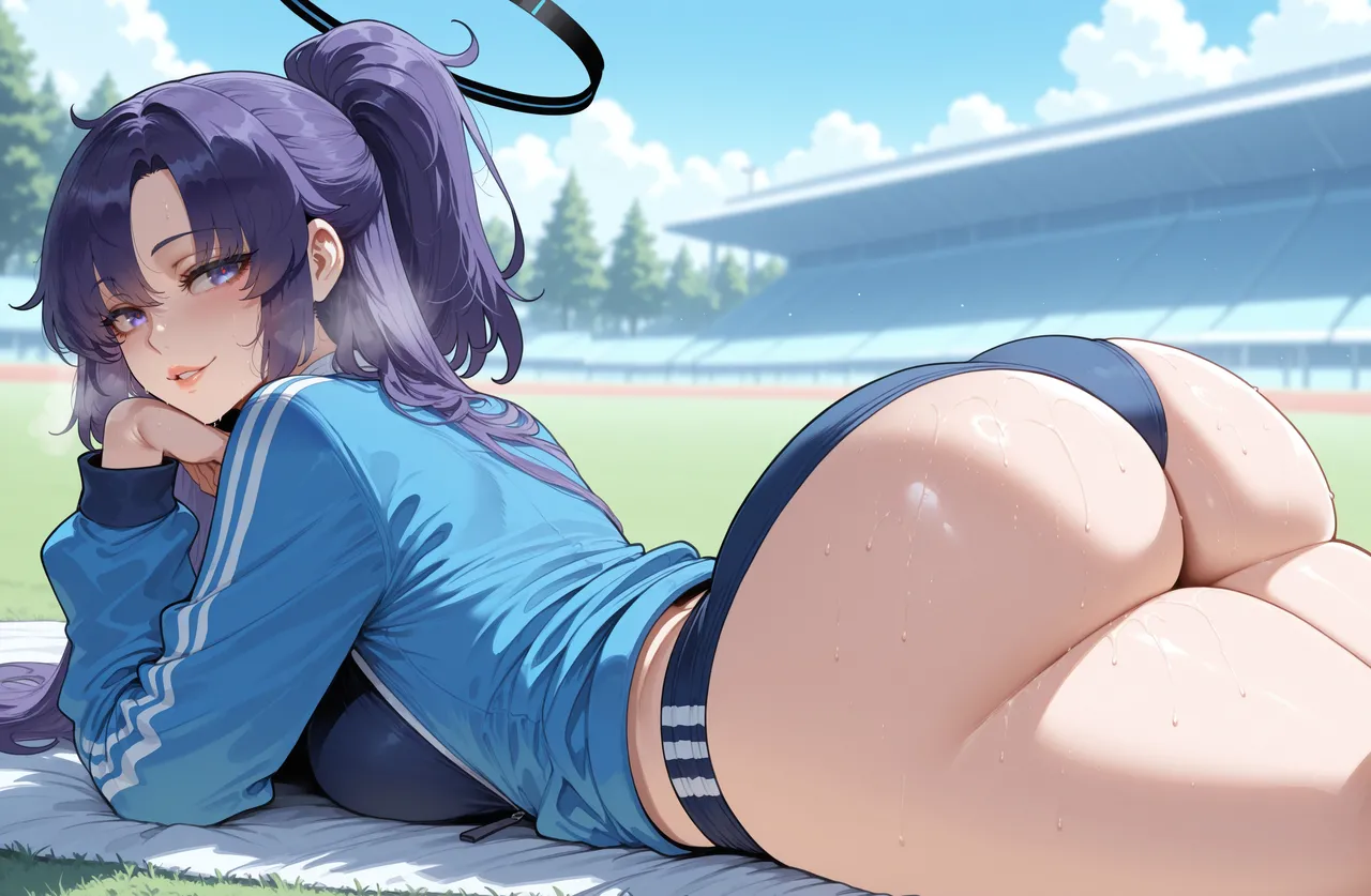 [Miyu Ai] Hayase Yuuka (Track): After Practice [Ai Generated] page 44 featuring yuuka hayase blue archive parody - kissing big breasts hentai manga - read online free
