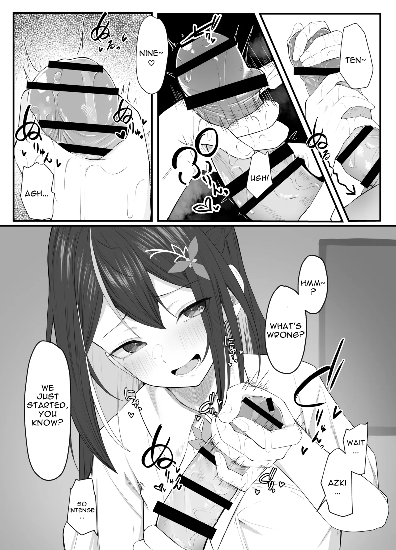 Azukichi teko manga page 13 featuring azki hololive parody - sole female sole male hentai manga - read online free
