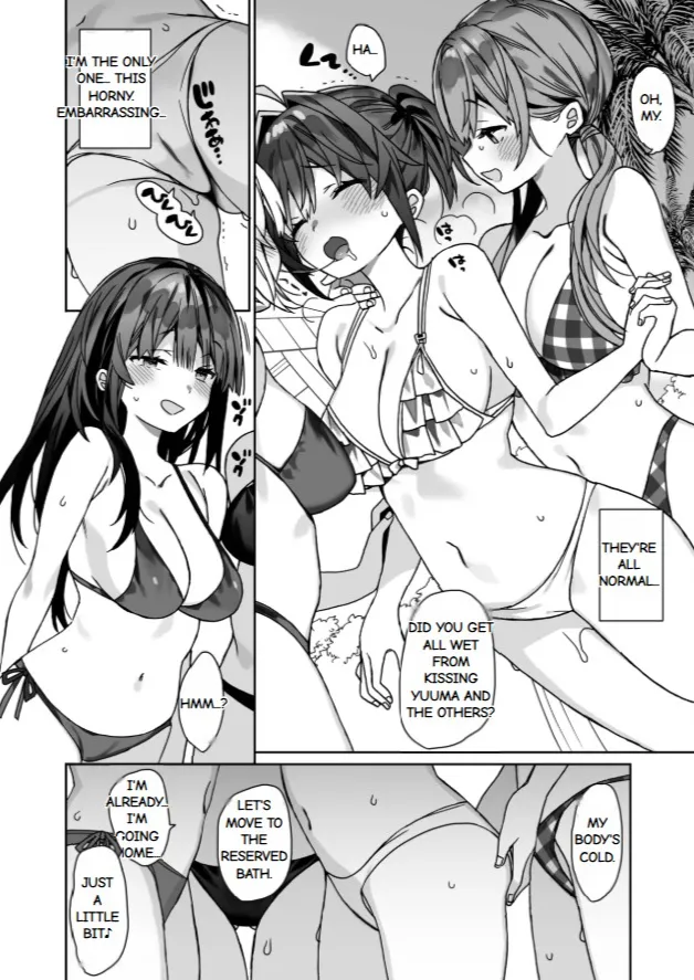 Nyotaika Shita Ore no Tadareta Gakusei Seikatsu IF page 13 original parody - swimsuit group hentai manga - read online free