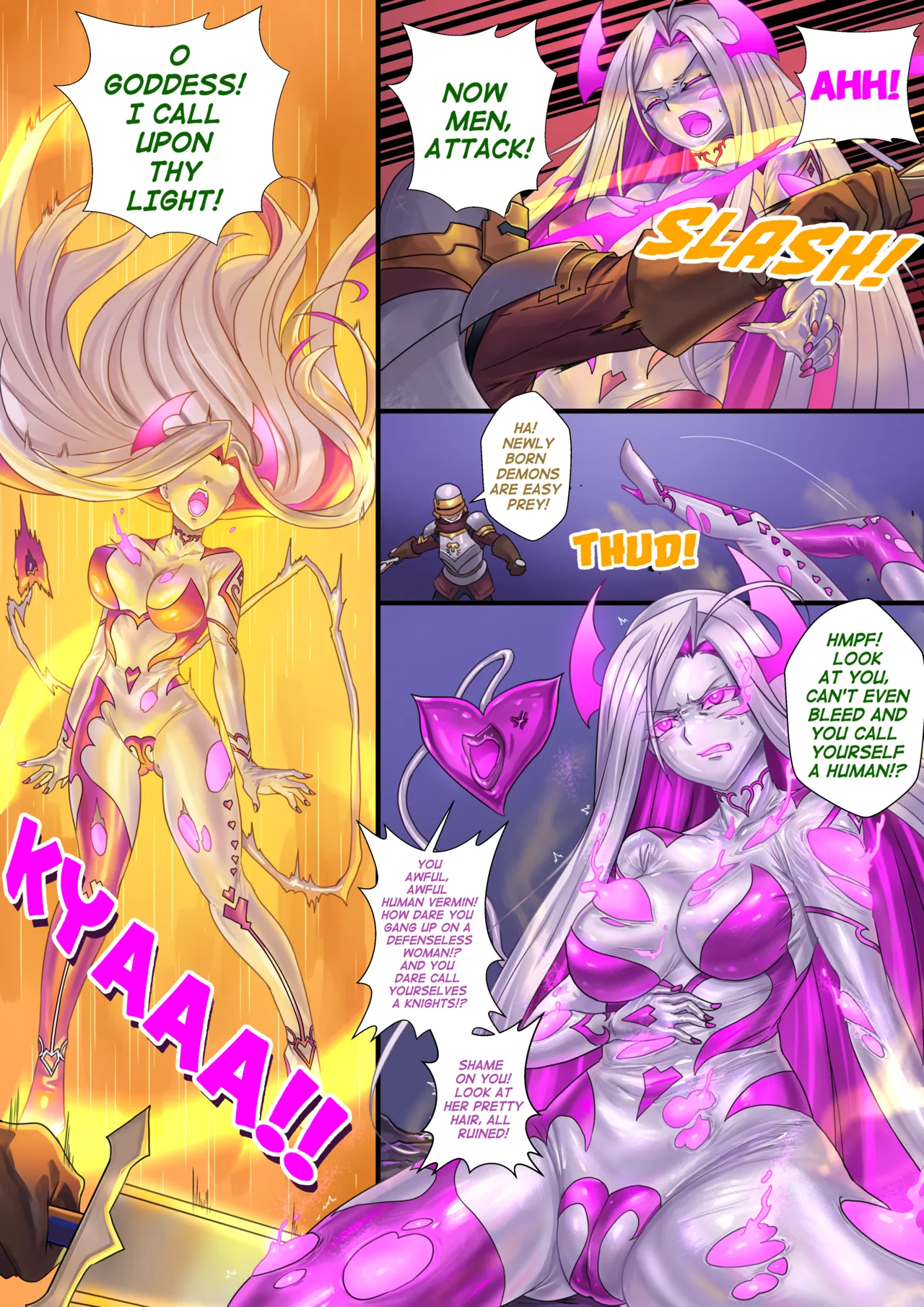Demon lord The latex demon Completed page 17 original parody - full color tail hentai manga - read online free