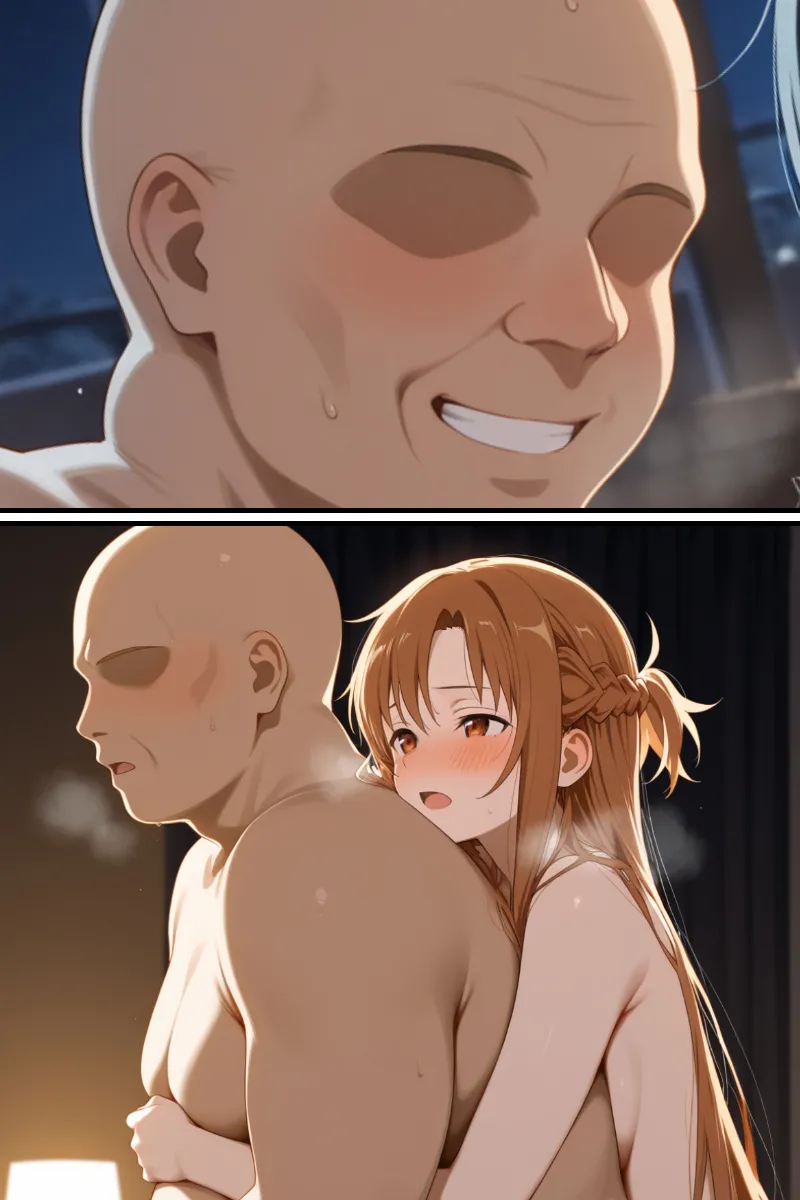 SA● ヒロイン蹂躙 催●支配 〜 ア◯ナ＆ス◯ハ 〜【セリフ無】 page 76 featuring asuna yuuki sword art online parody - netorare ffm threesome hentai manga - read online free