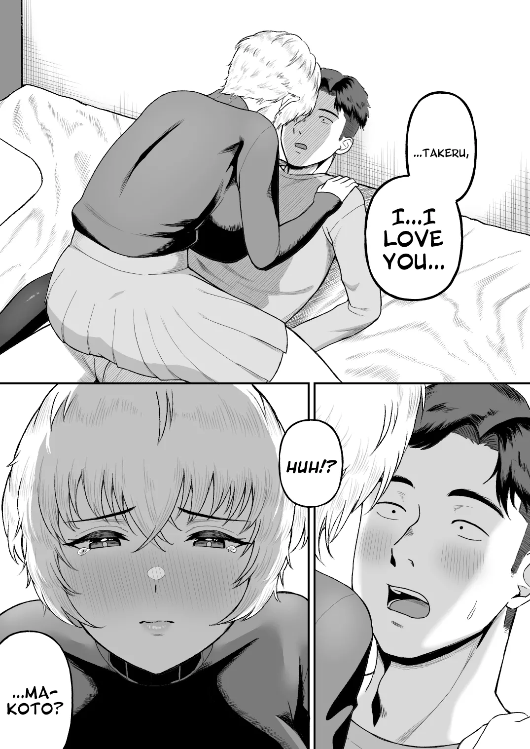 Shinyuu no Ikemen Danshi ga Jitsu wa Bakunyuu Joshi da to Hanmei shita Baai | I Found Out My Pretty Boy Friend Was Actually A Chick With Huge Tits! page 33 original parody - sweating virginity hentai manga - read online free