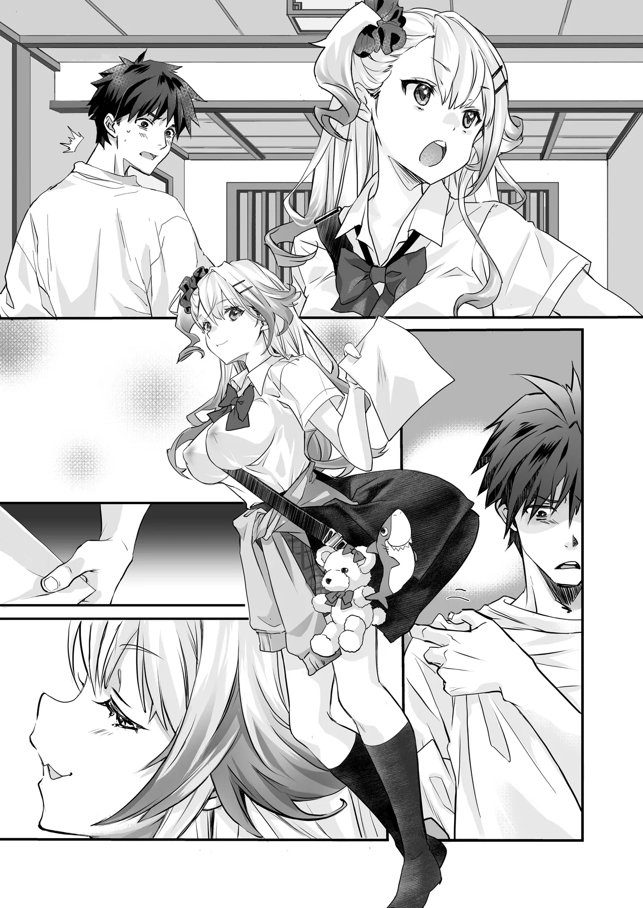 Seiyoku Tsuyotsuyo Gal to Dosukebe Share House page 34 original parody - big breasts masturbation hentai manga - read online free