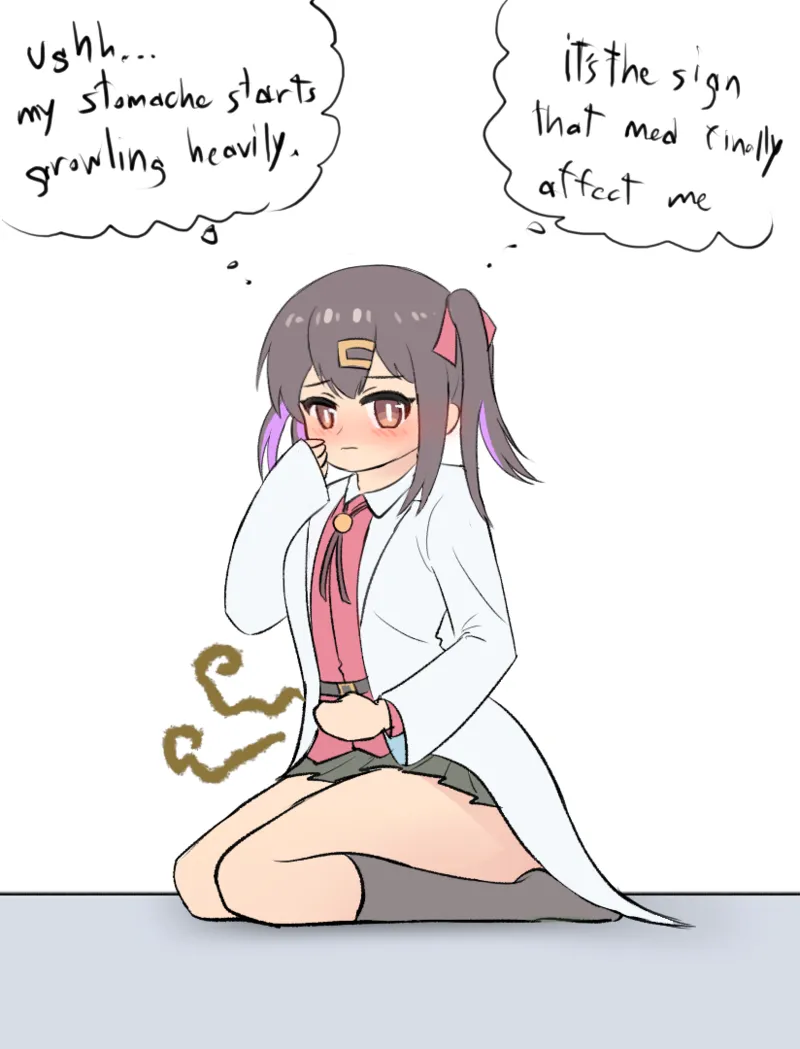 Testing new medicine page 9 featuring mihari oyama onii-chan wa oshimai parody - farting full color hentai manga - read online free