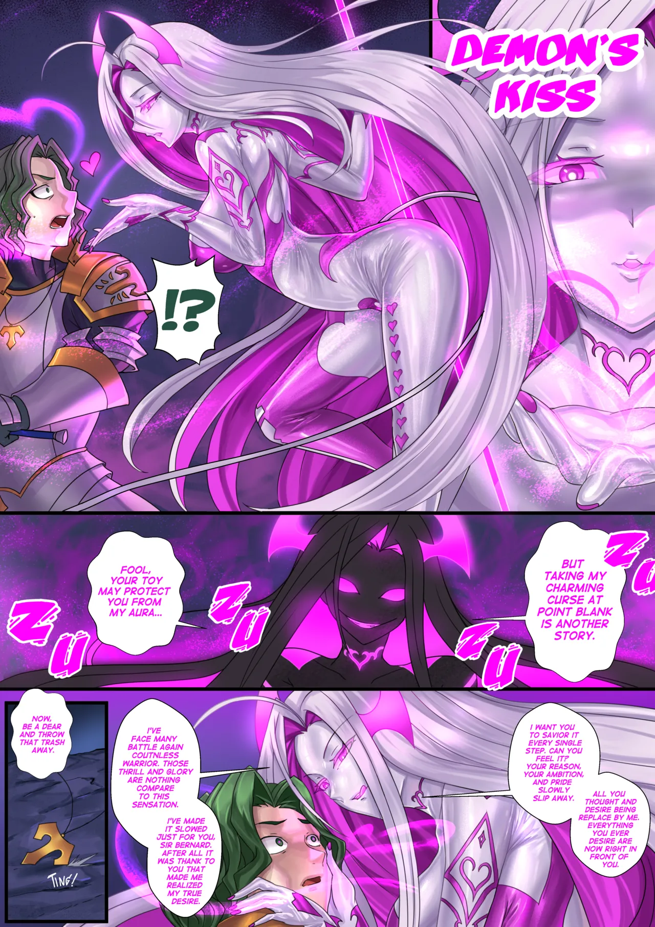 Demon lord Latex demon（Original + Textless） page 28 original parody - full color kissing hentai manga - read online free
