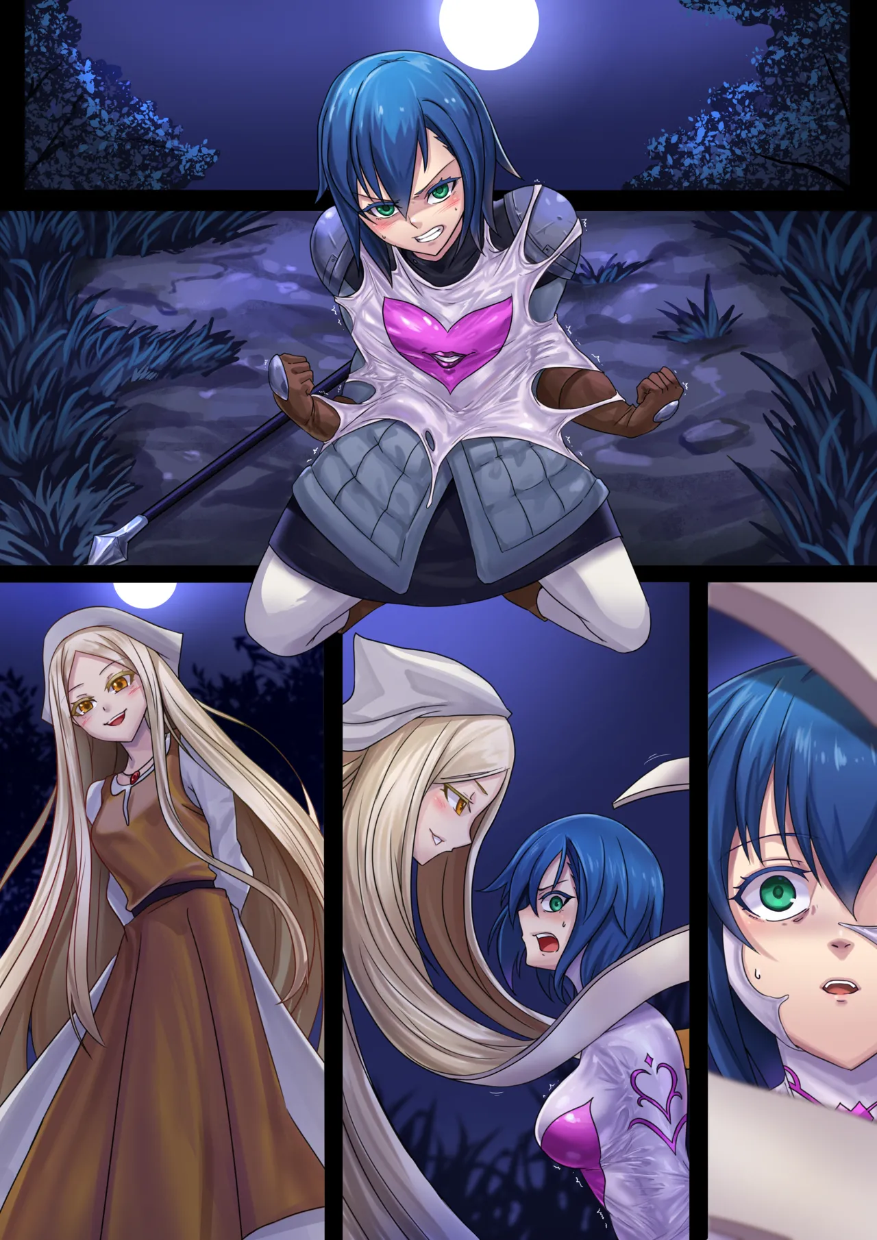 Demon lord Latex demon（Original + Textless） page 45 original parody - full color kissing hentai manga - read online free