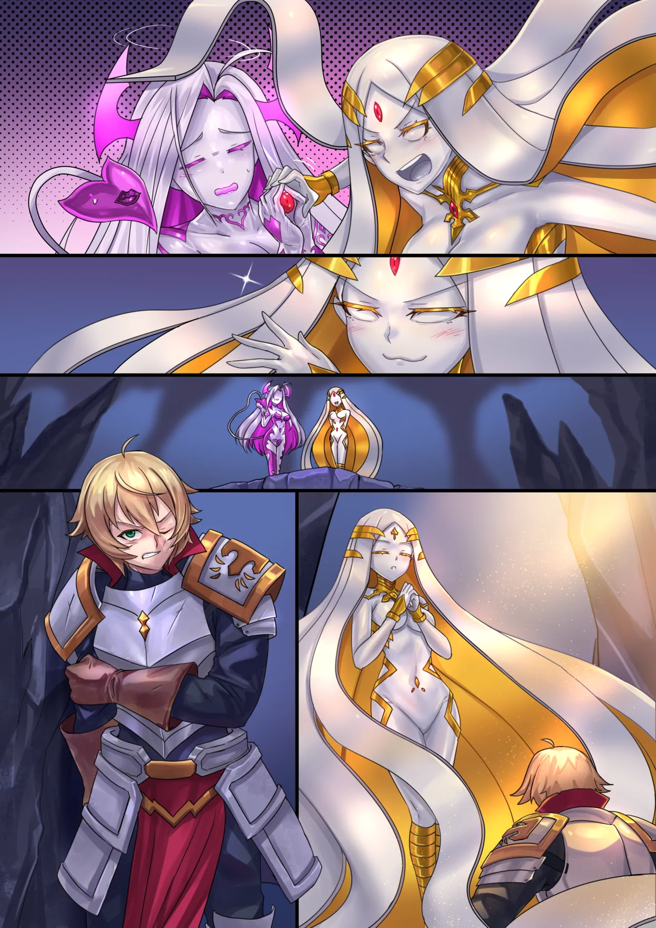 Demon lord Latex demon（Original + Textless） page 74 original parody - full color kissing hentai manga - read online free