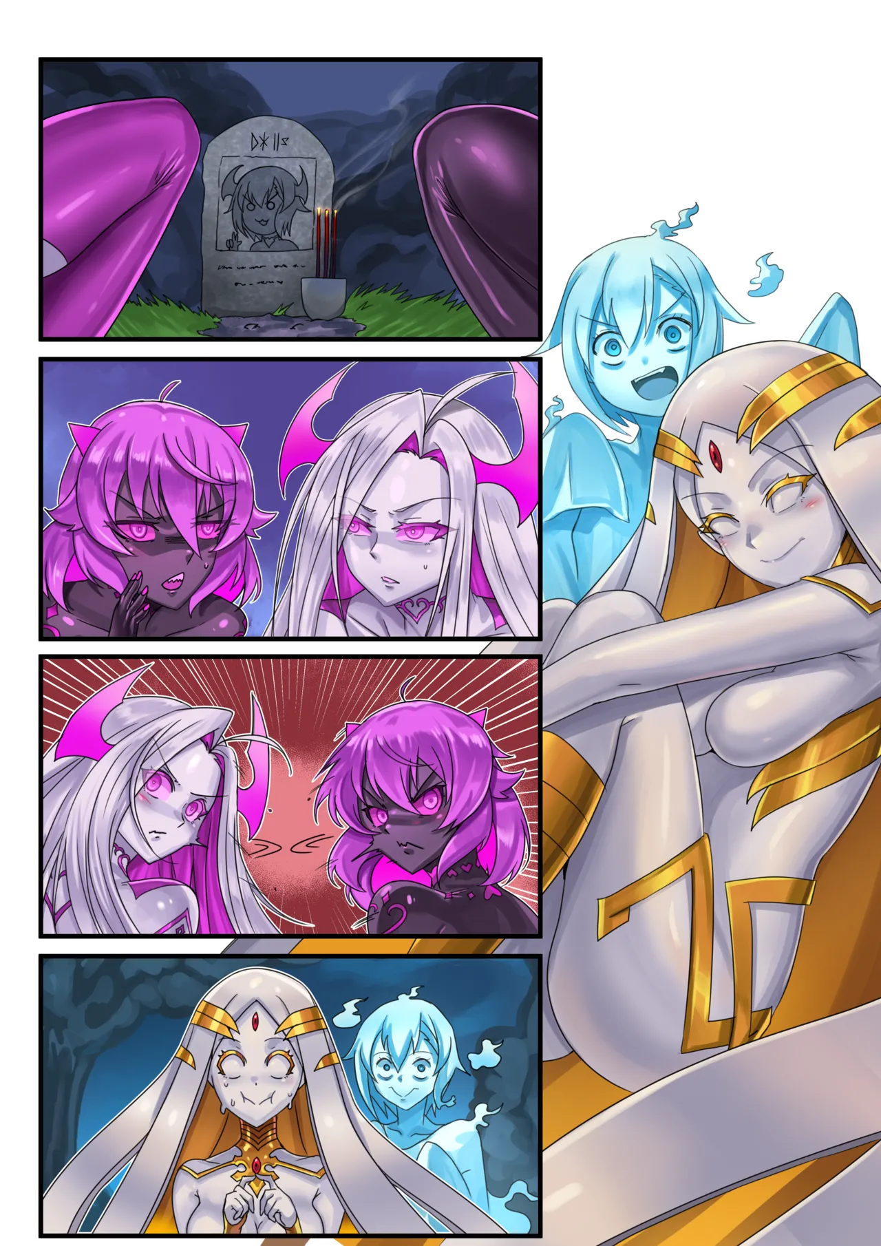 Demon lord Latex demon（Original + Textless） page 87 original parody - full color kissing hentai manga - read online free