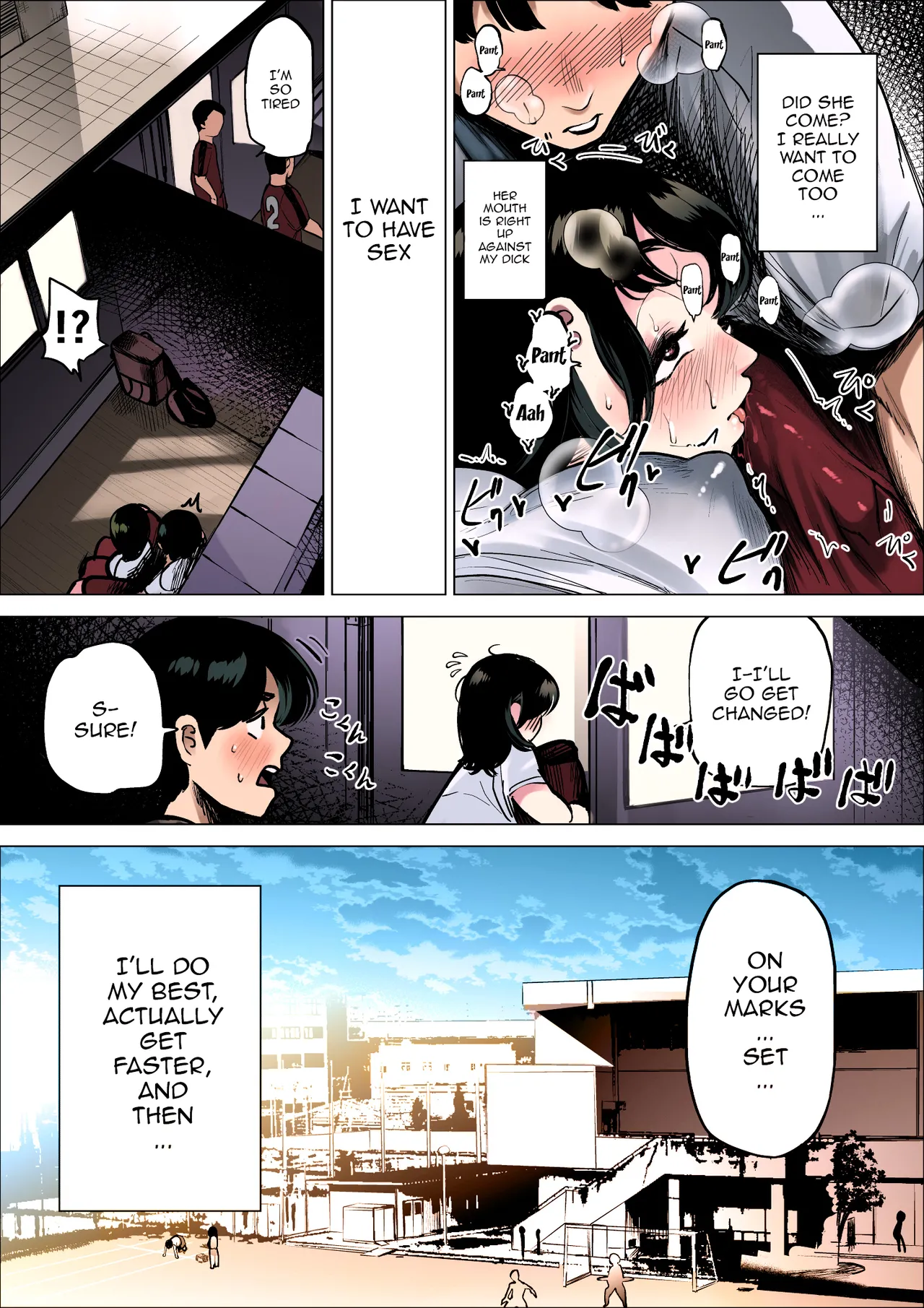 Hayaku Hashiru Tame nara Nandemo Shite Kureru Rikujoubu no Manager | The Track And Field Club Manager Lets Me Do Whatever I Want To Her If It Makes Me Run Faster page 17 original parody - sole female sole male hentai manga - read online free