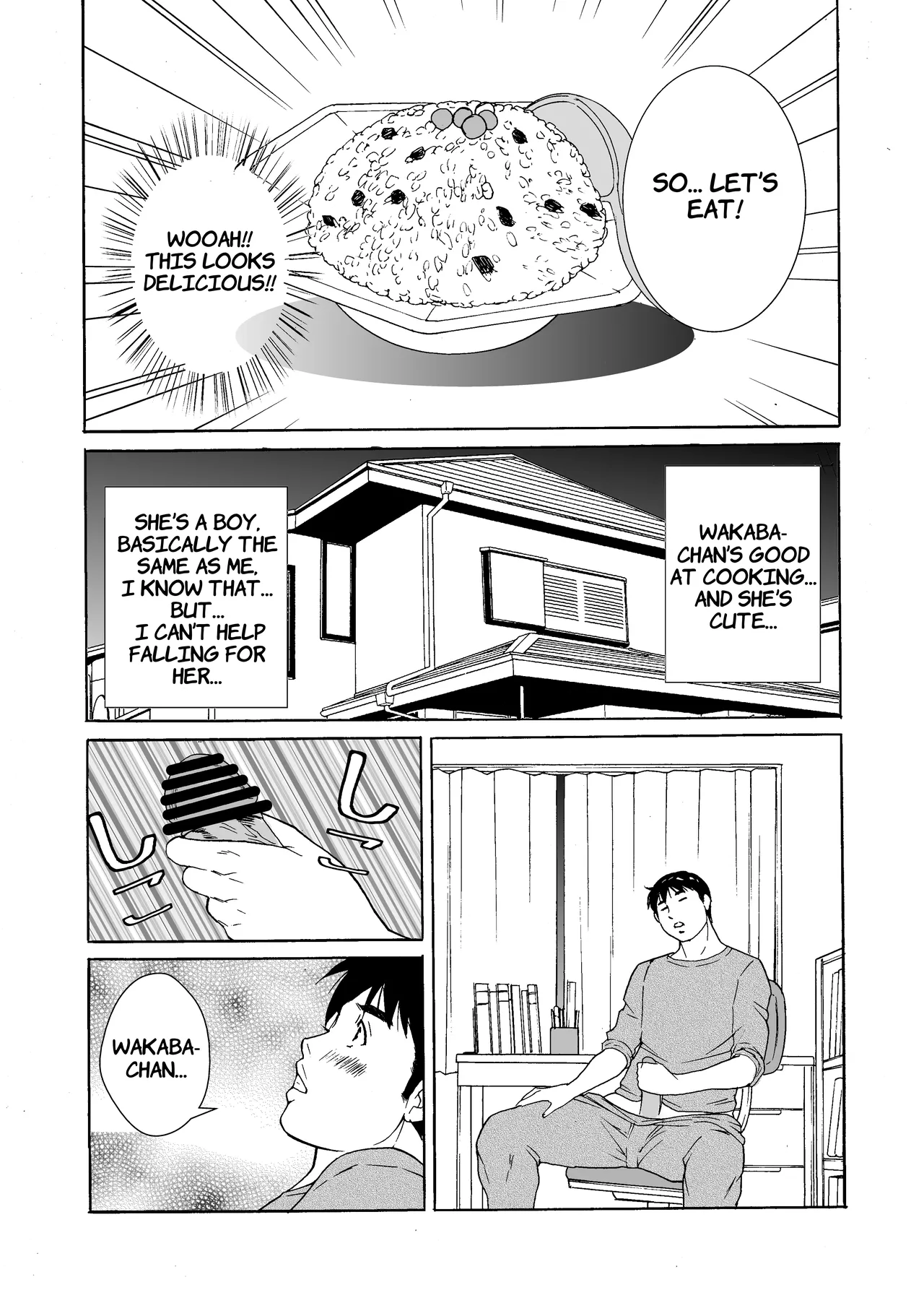 Otokonoko Wakaba-chan page 9 original parody - sole male blowjob hentai manga - read online free