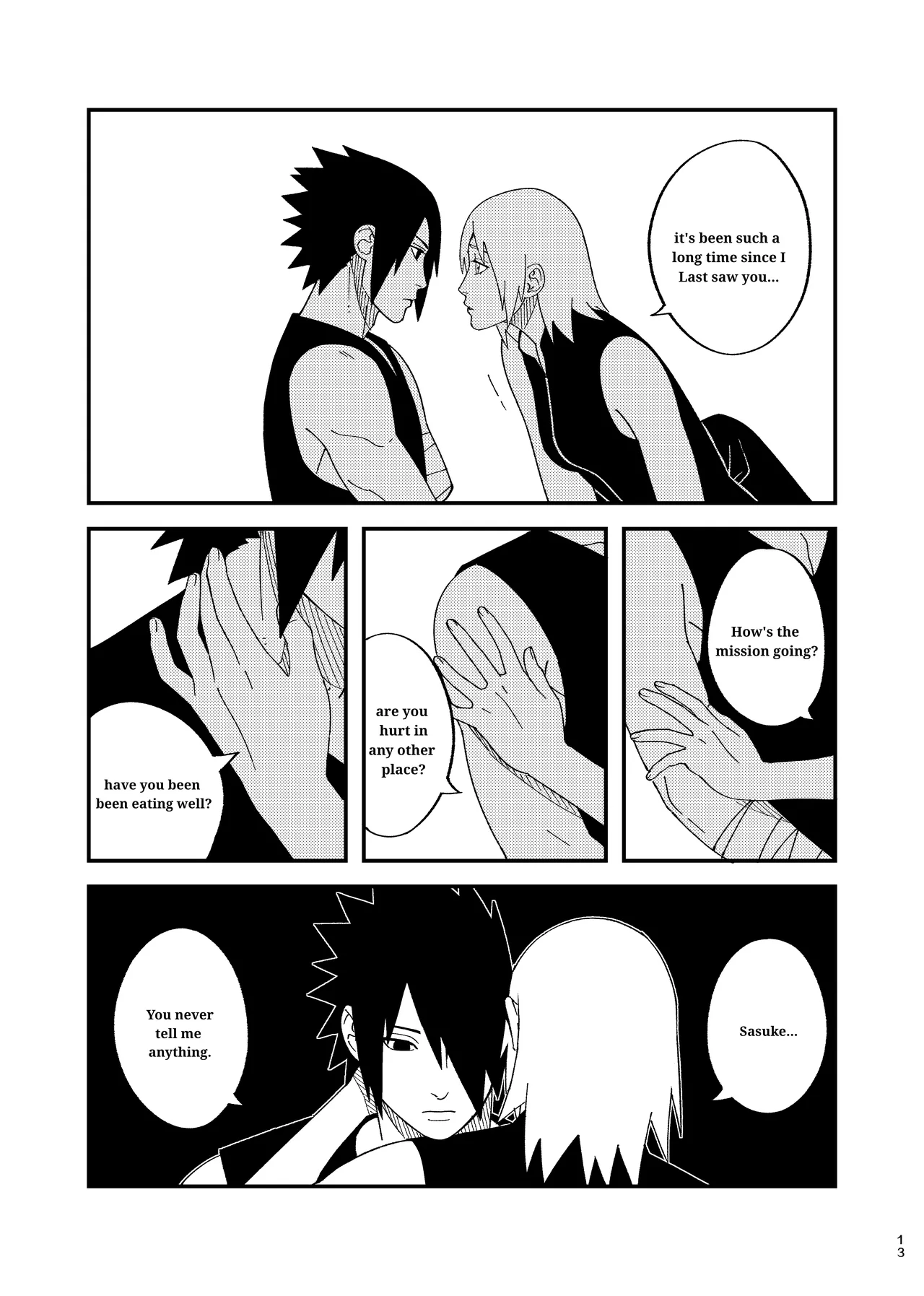 I Will Love You. page 12 featuring sasuke uchiha naruto parody - sole female femdom hentai manga - read online free