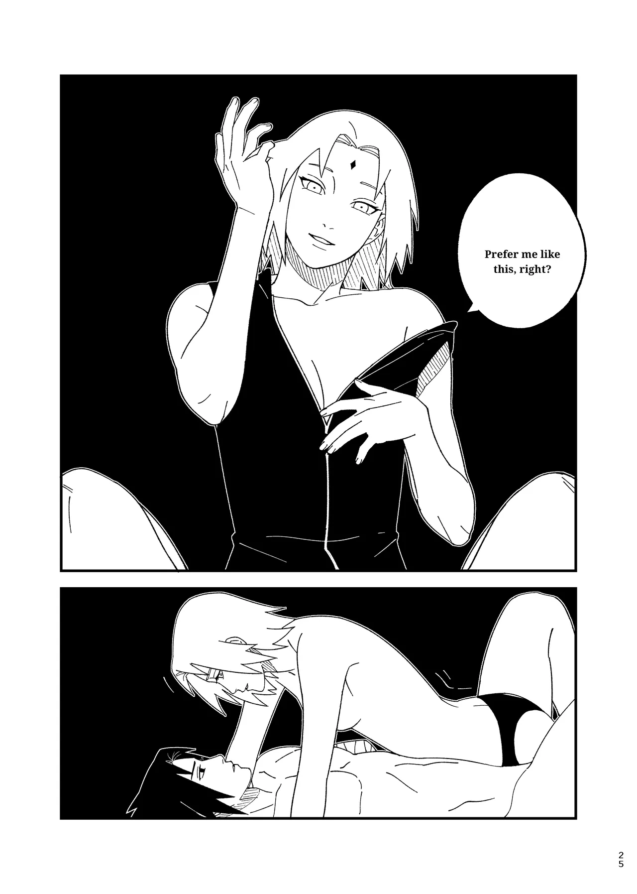 I Will Love You. page 24 featuring sasuke uchiha naruto parody - sole female femdom hentai manga - read online free