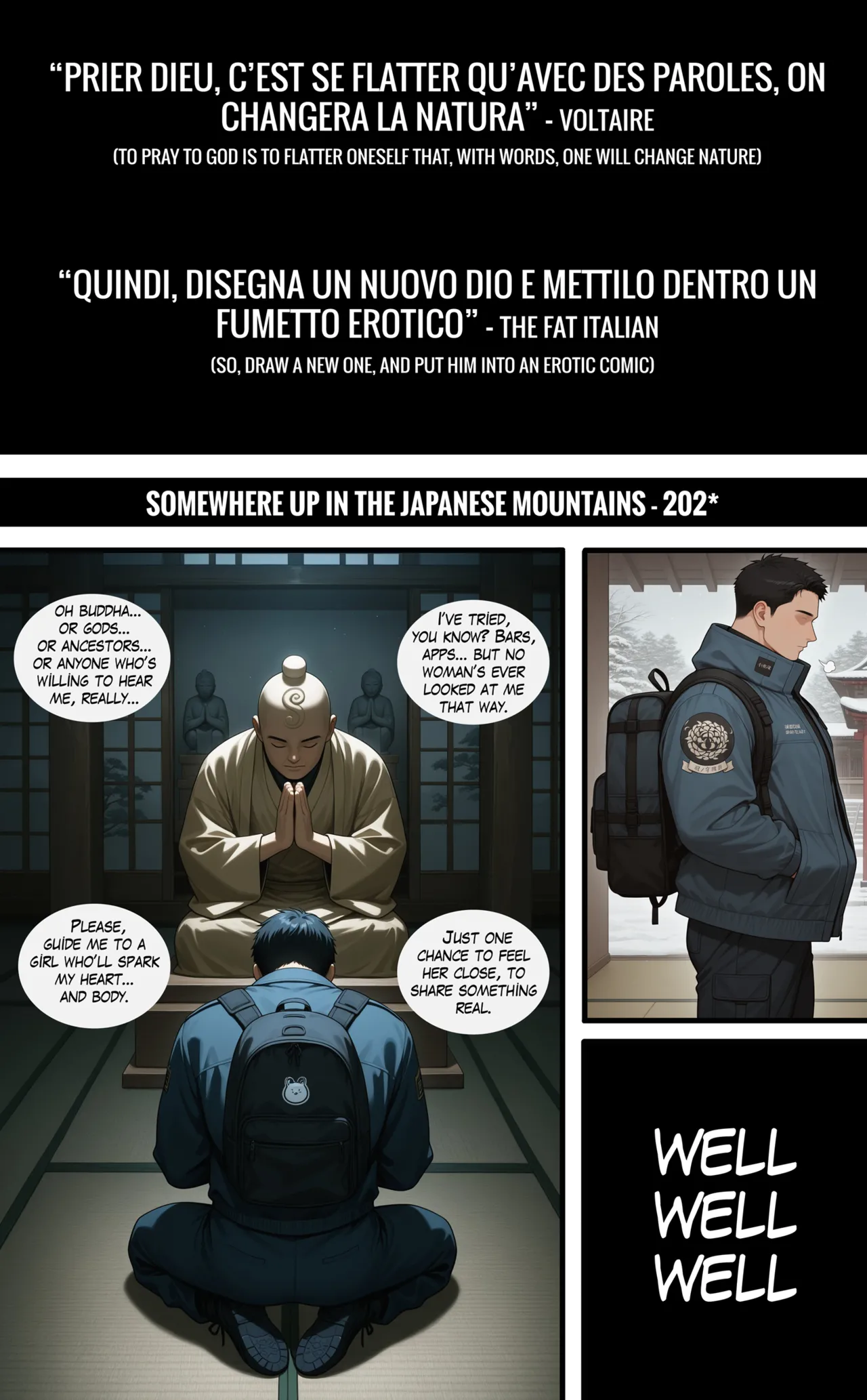 Page 2 of [THE_RULE_OF_THETRA] A PRAI GONE WRIGHT - AI generated comic featuring SMUGALANA [ENGLISH]