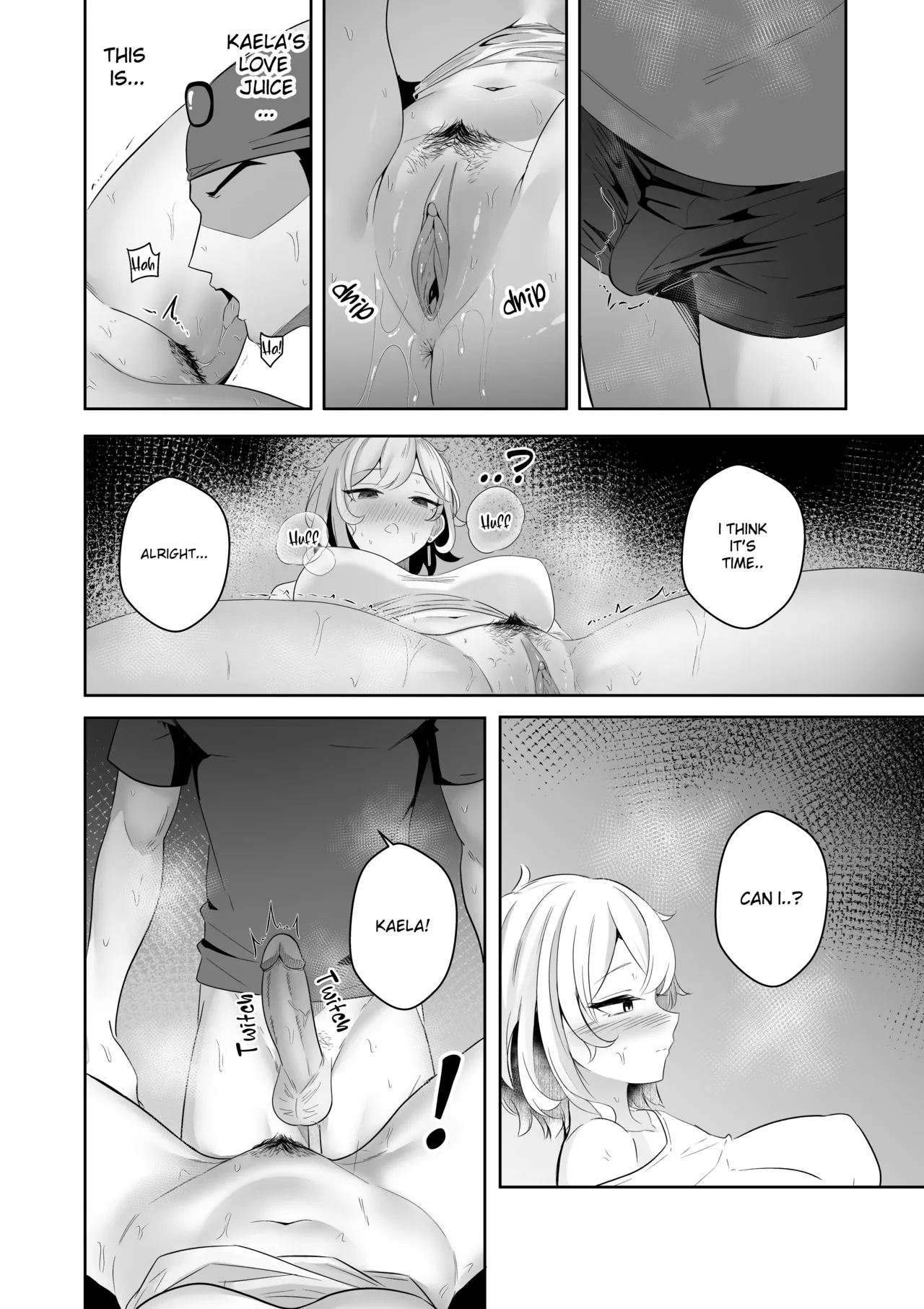 HALU OVERDOSE page 13 featuring kaela kovalskia hololive parody - sole female sole male hentai manga - read online free