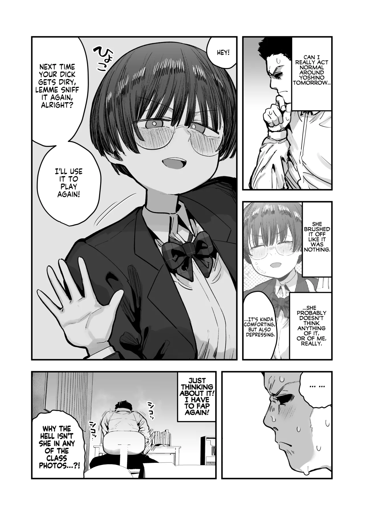 [Anon 2-okunen] Ittai Dou Natte Shimau no ka!? (Chinkasu shuu Okazu ni Onanie Saremasu) | What the hell will happen?! (She's gonna finger herself while sniffing my smegma stench!) [English] [KM_42] [Ongoing] page 29 original parody - sole female sole male hentai manga - read online free