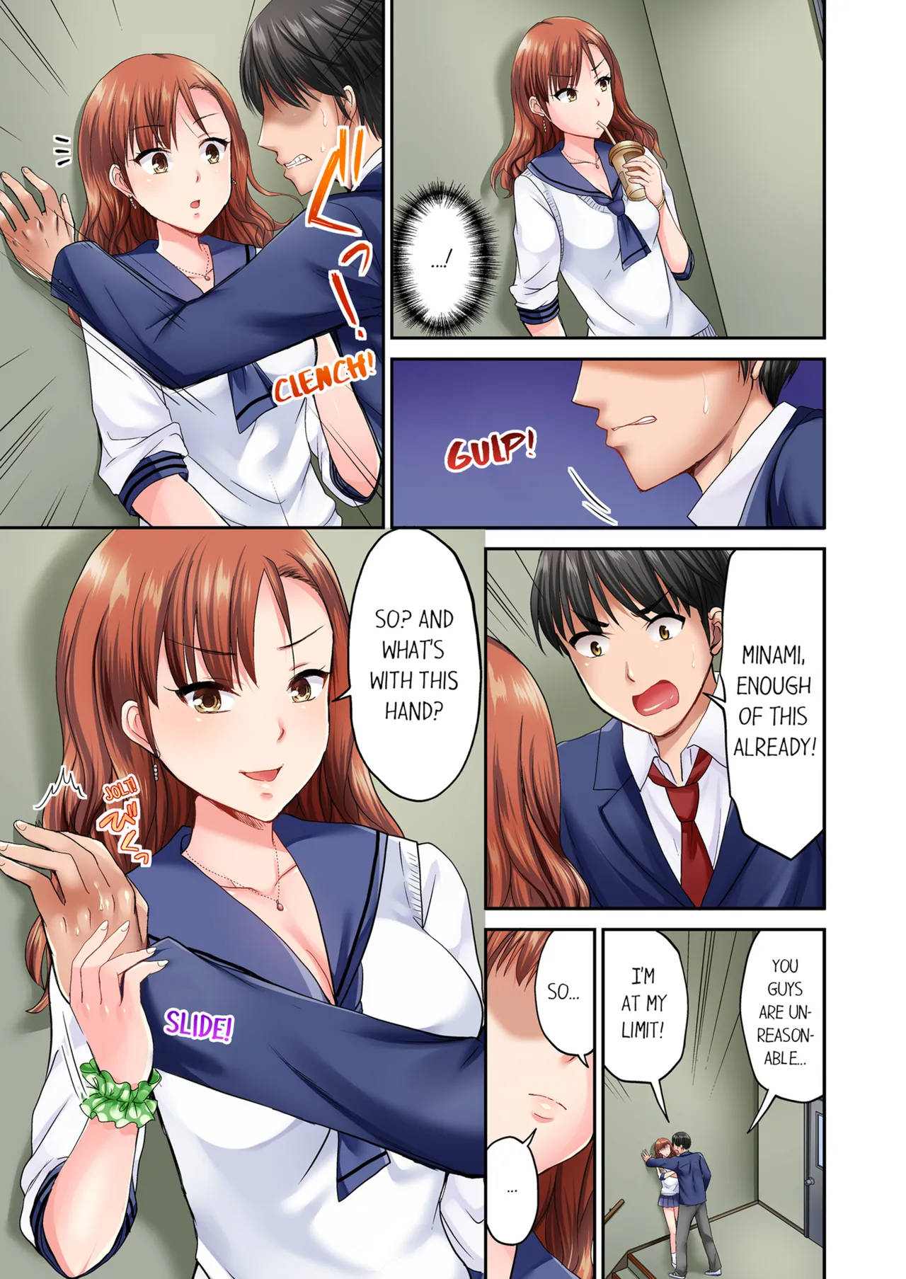 Pashiri no Shita Teku, Yabaitte... ~ Ebi Sori Iki Suru Namaiki Gyaru | Bullied Boy's Tongue Revenge Vol.1-2 page 12 - sole male full color hentai manga - read online free