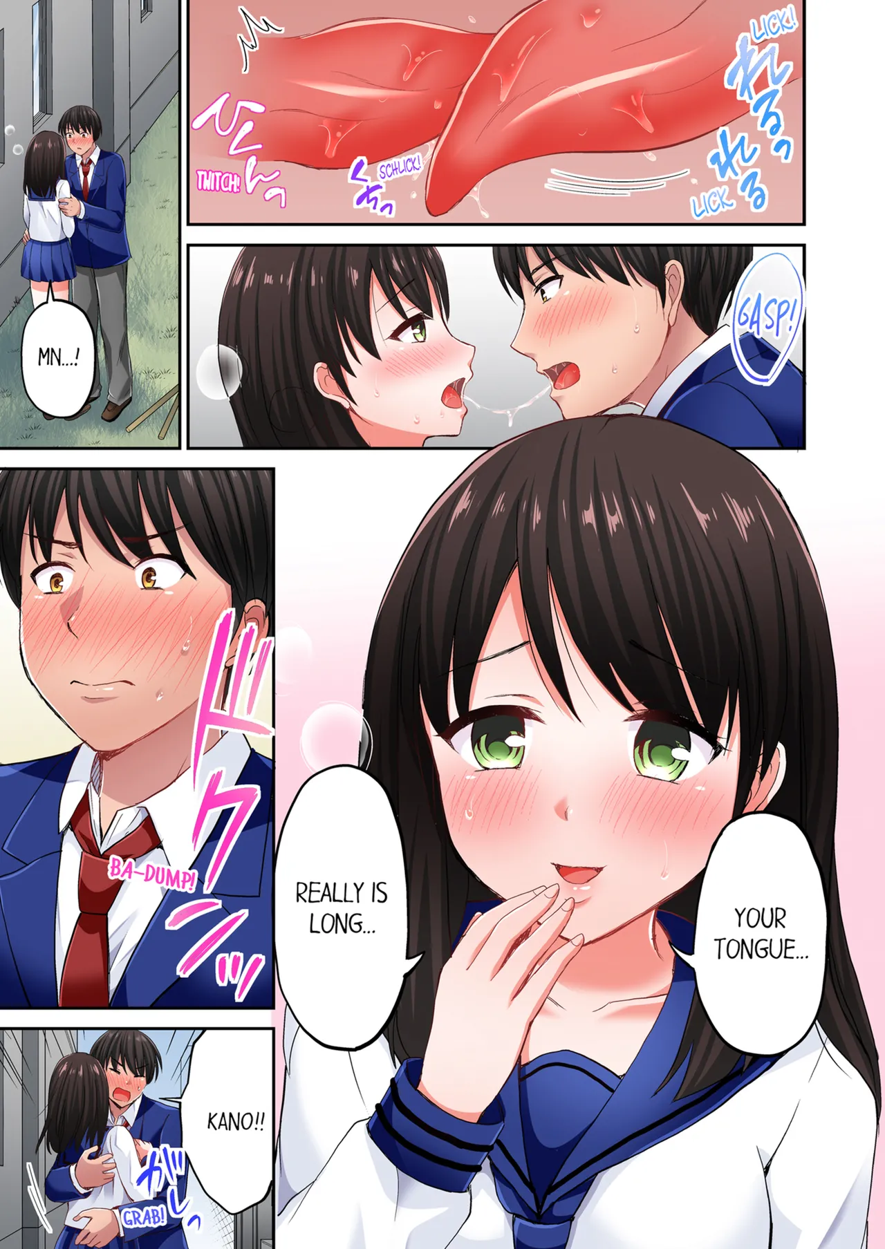 Pashiri no Shita Teku, Yabaitte... ~ Ebi Sori Iki Suru Namaiki Gyaru | Bullied Boy's Tongue Revenge Vol.1-2 page 52 - kissing virginity hentai manga - read online free