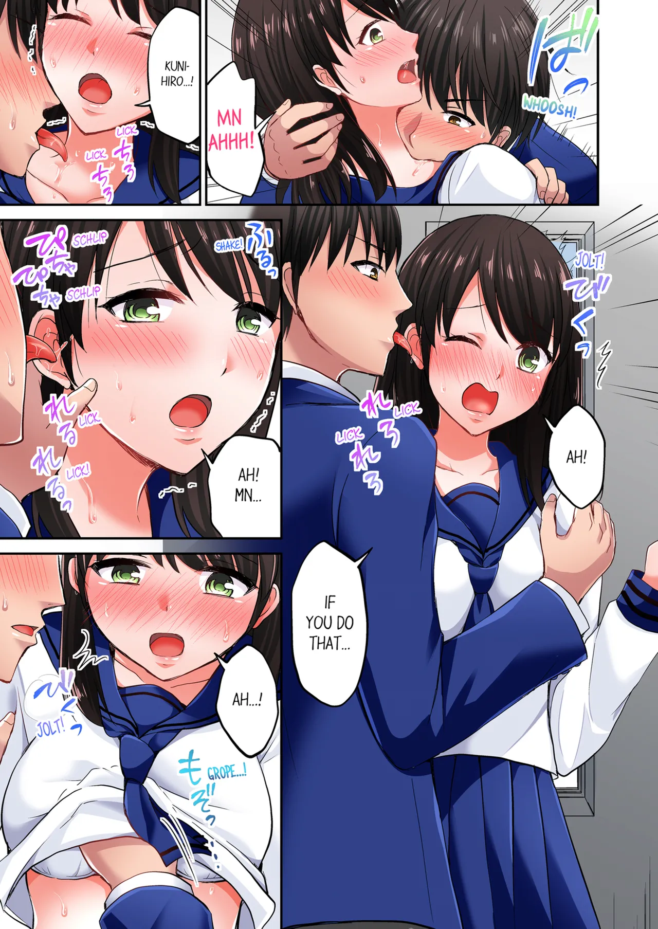 Pashiri no Shita Teku, Yabaitte... ~ Ebi Sori Iki Suru Namaiki Gyaru | Bullied Boy's Tongue Revenge Vol.1-2 page 56 - kissing virginity hentai manga - read online free