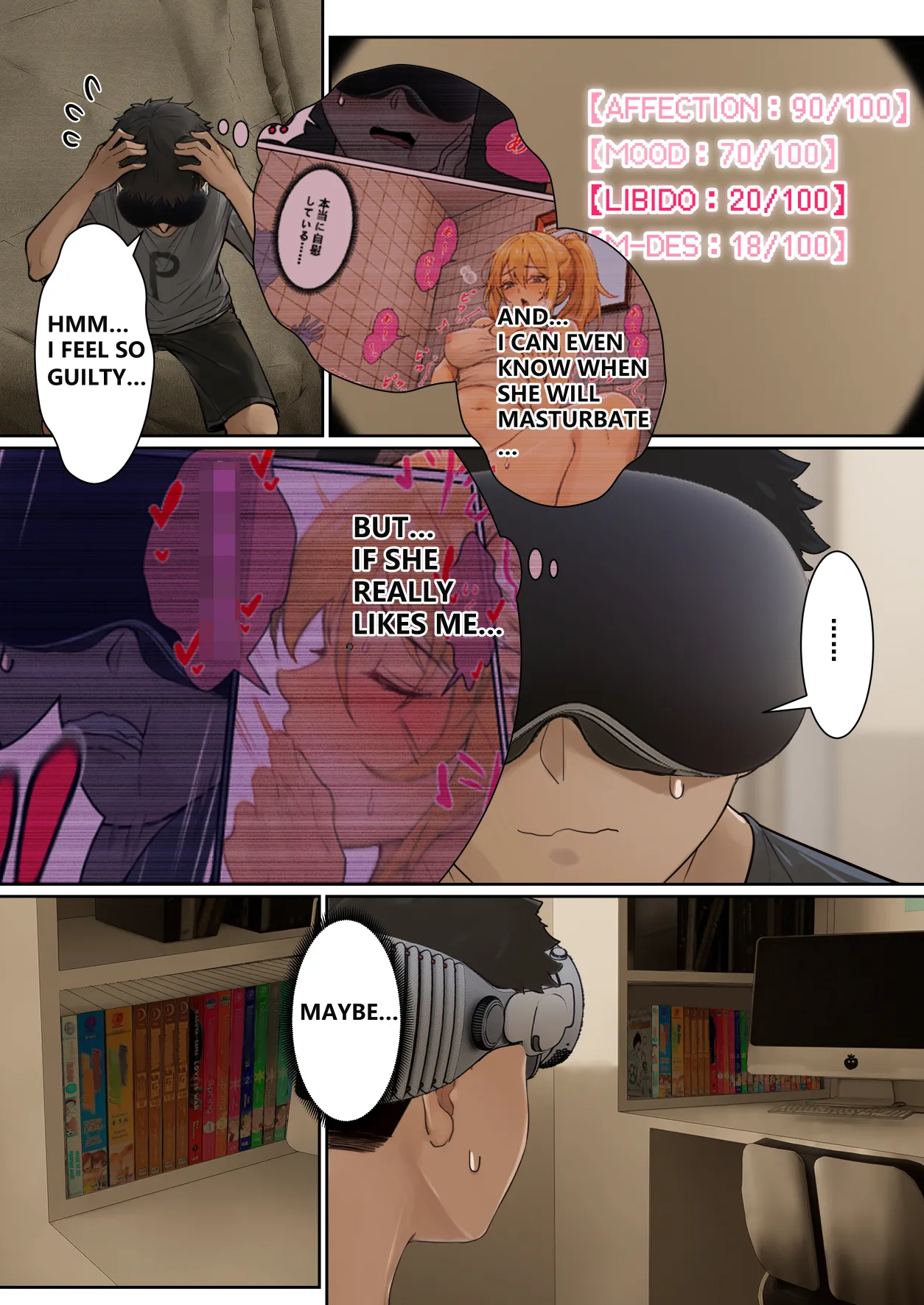 My AR glasses can see various stats about my foster sister?! page 29 original parody - inseki big breasts hentai manga - read online free