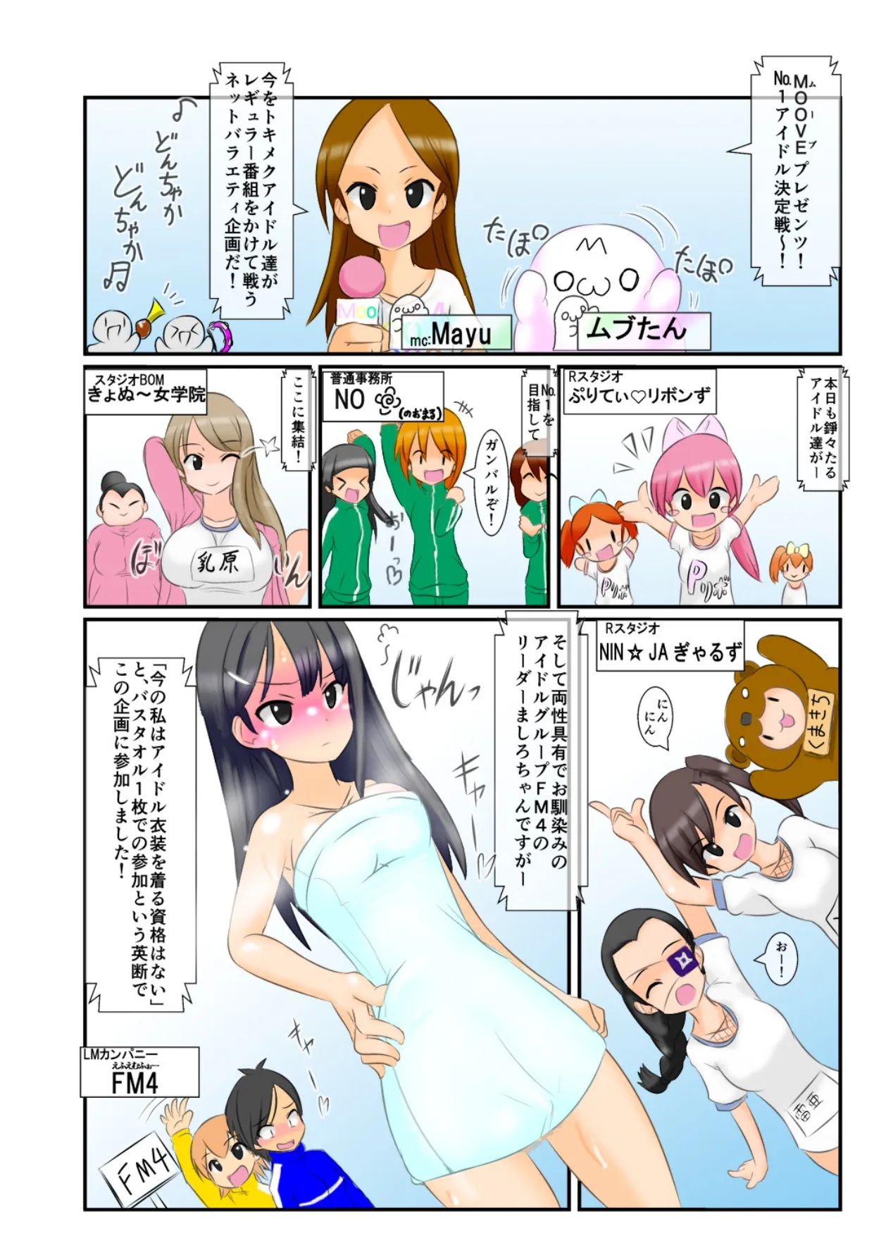 Hōkei Futanari Aidoru no Karada o Hatta Furi Chin Charenji! - Page 5