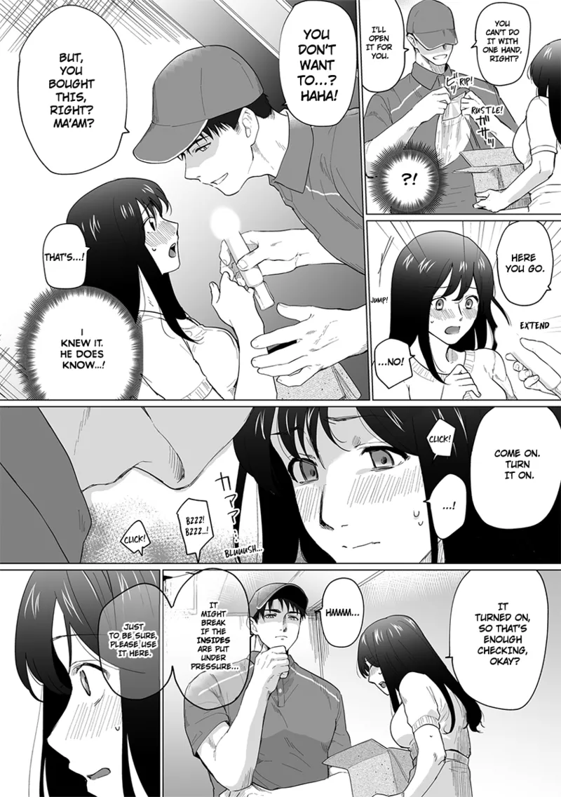 [Matsukawa Kiiro] Oku-san, Nimotsu ga Todoiteimasu. ~Takuhai Danshi ni Semarareru Hitozuma~ 1 | Ma'am, You Have a Package! The Housewife Who's Seduced by the Delivery Man 1 [English] page 24 - sole female sole male hentai manga - read online free
